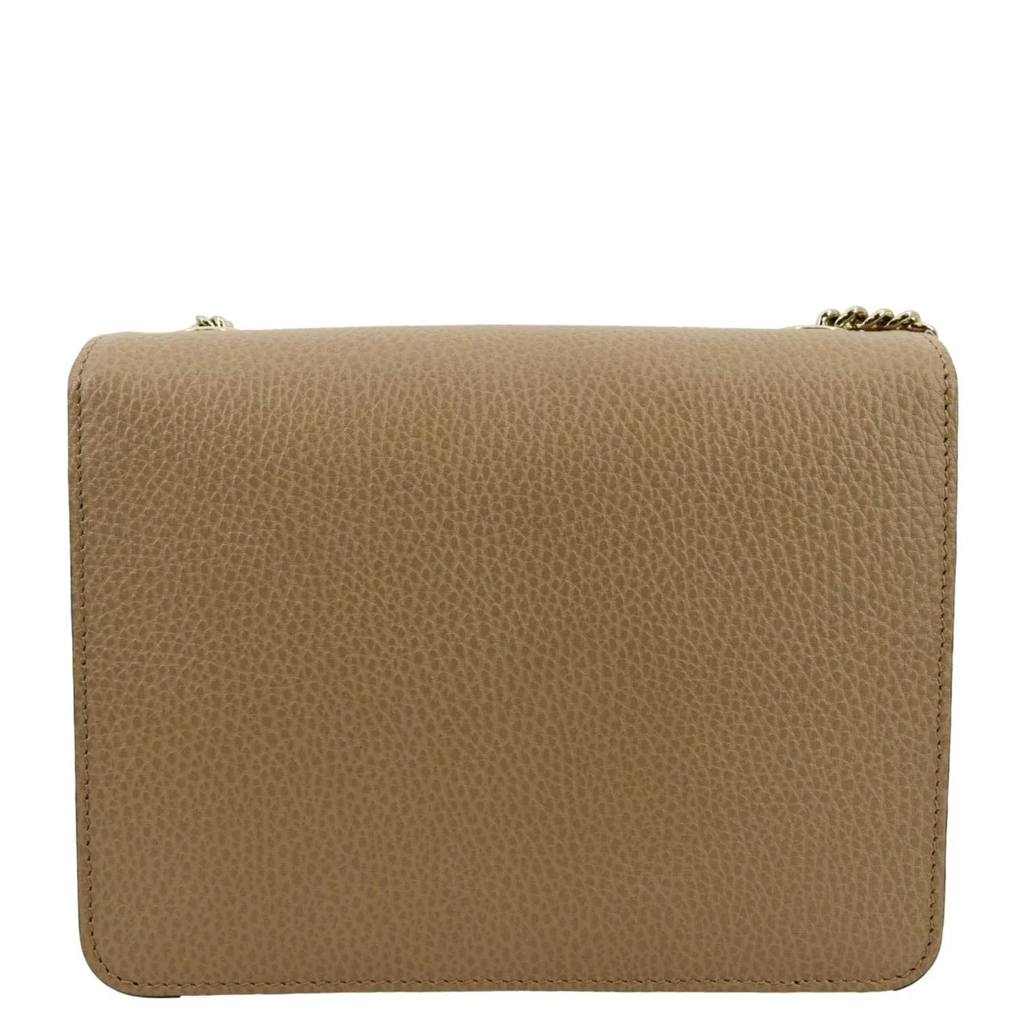 GUCCI Interlocking G Calfskin Leather Shoulder Bag Beige 510304 - Image 3