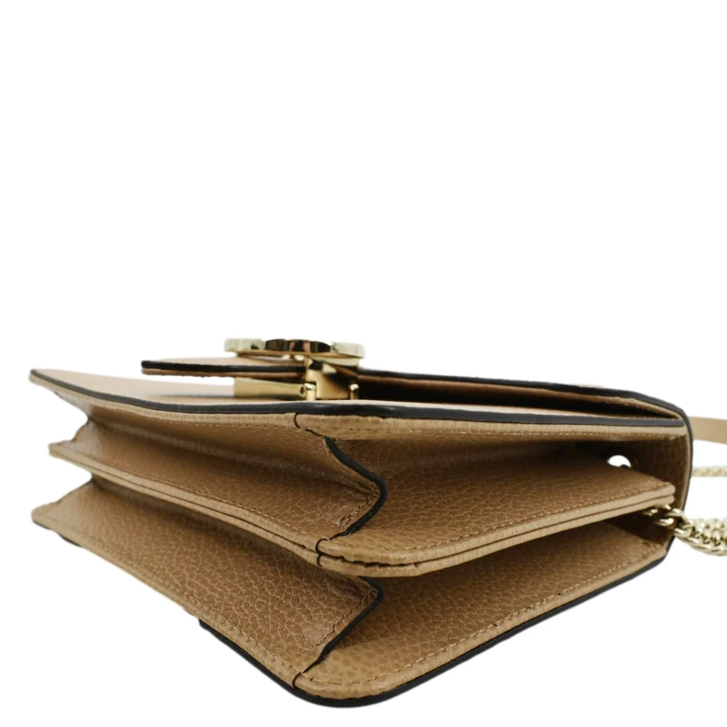 GUCCI Interlocking G Calfskin Leather Shoulder Bag Beige 510304 - Image 7