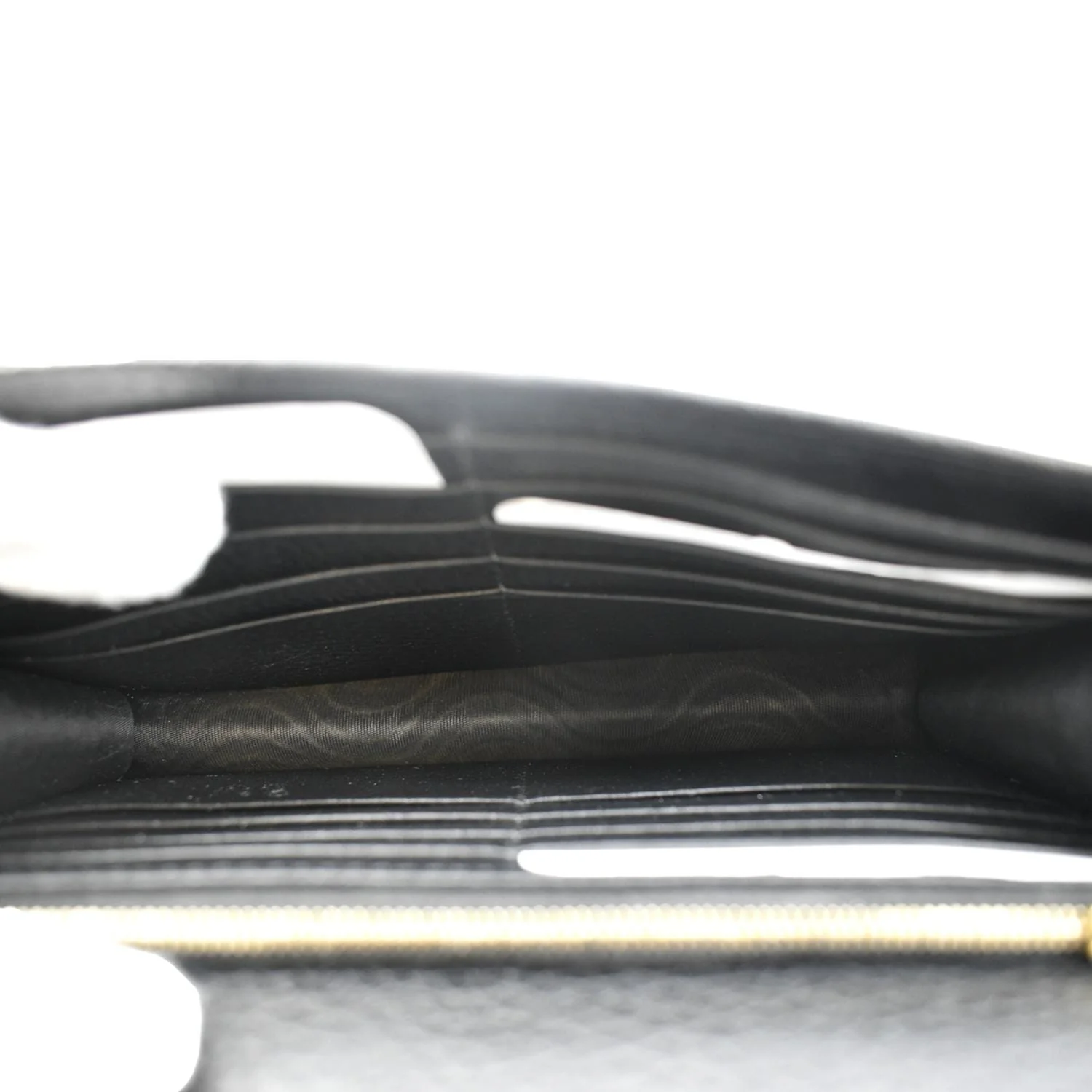 GUCCI GG Interlocking Pebbled Leather Crossbody Bag Black 615523 - Image 11