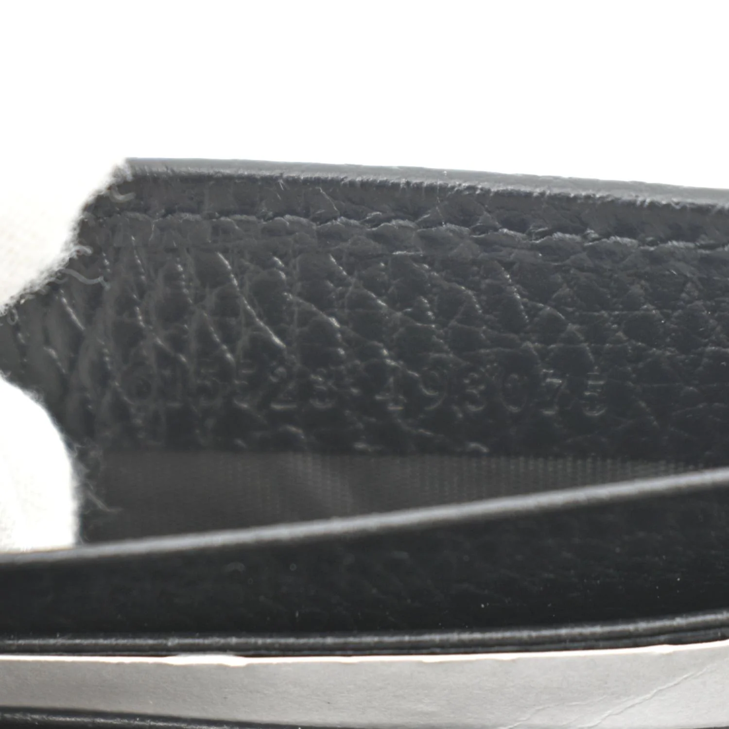GUCCI GG Interlocking Pebbled Leather Crossbody Bag Black 615523 - Image 13