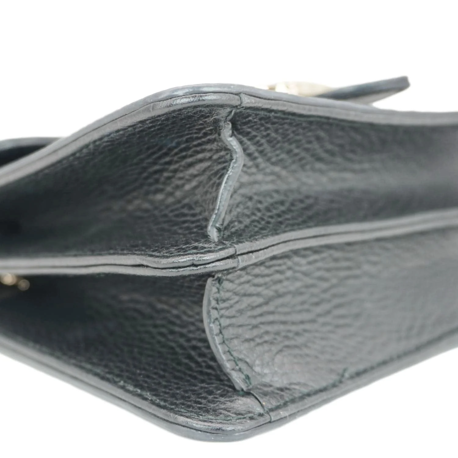 GUCCI Interlocking GG Leather Crossbody Bag Black 510304 - Image 9