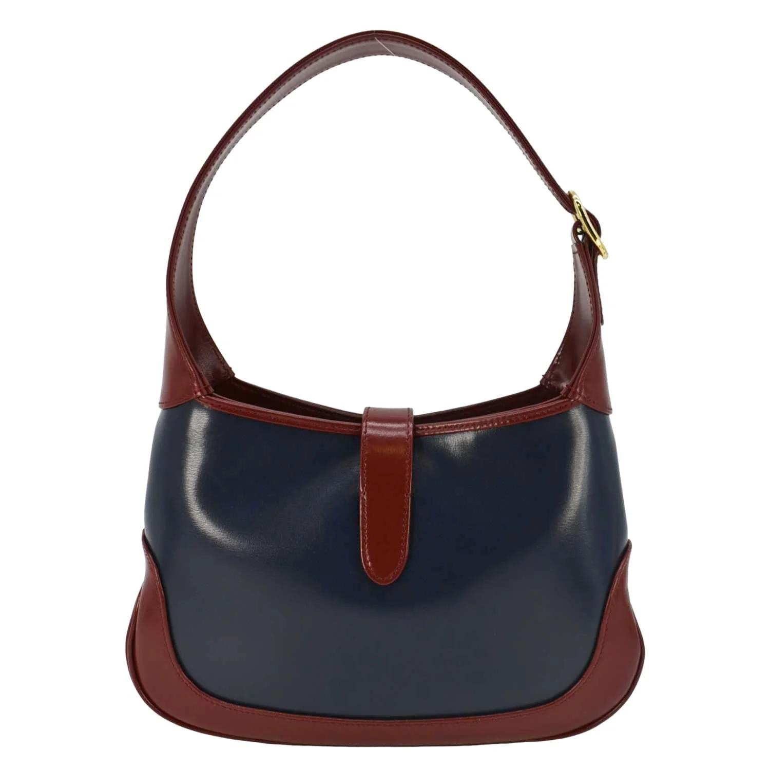 GUCCI Jackie 1961 Small Leather Shoulder Bag Blue 636706 - Image 4
