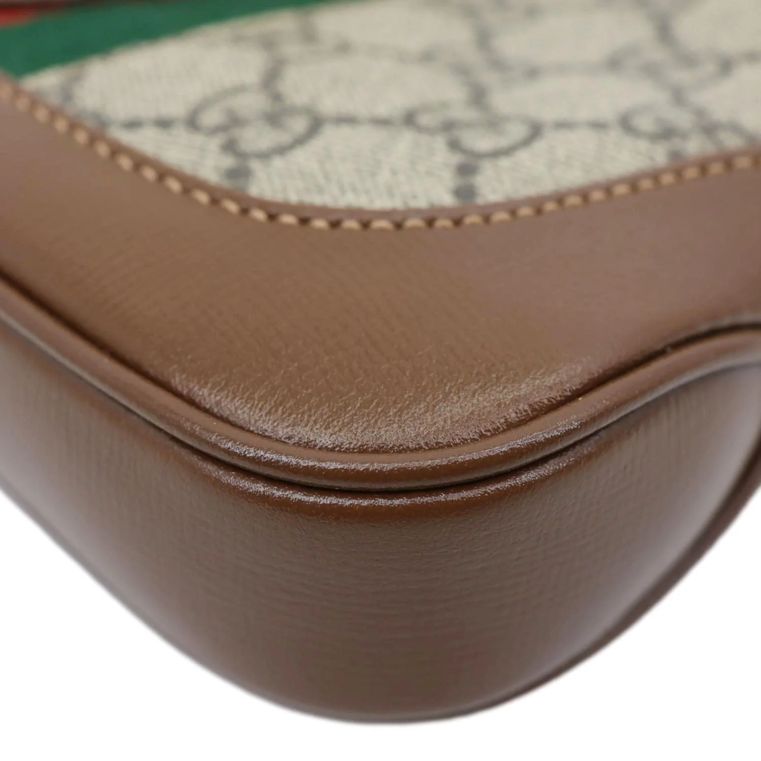GUCCI Jackie 1961 Mini GG Supreme Canvas Hobo Shoulder Bag Brown 637092 - Image 9