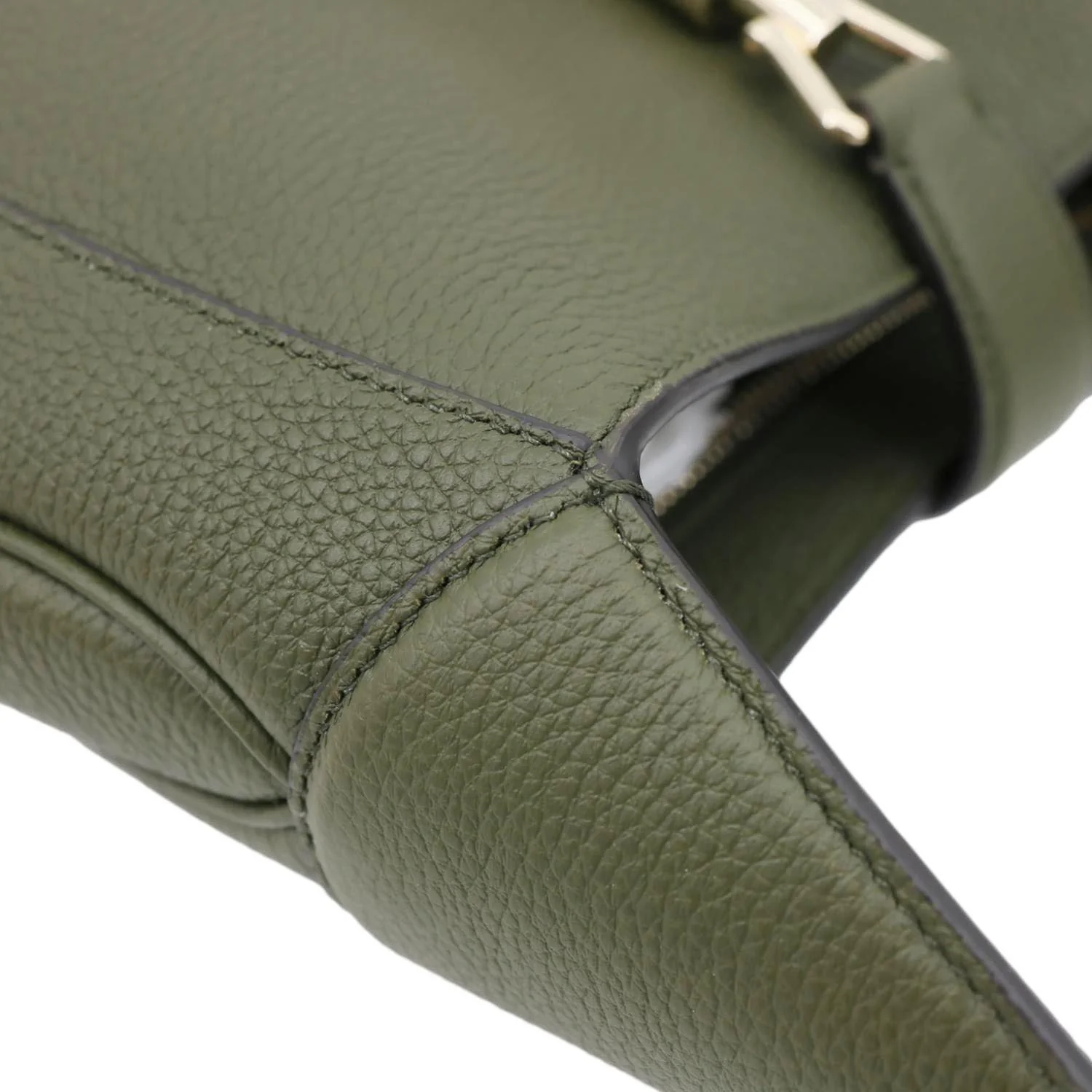 GUCCI Jackie 1961 Medium Leather Shoulder Bag Forest Green 810232 - Image 6