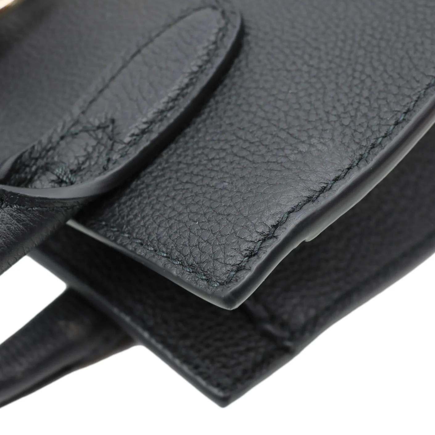 GUCCI Jackie Small Soft Grainy Leather Tote Bag Black 795349 - Image 7