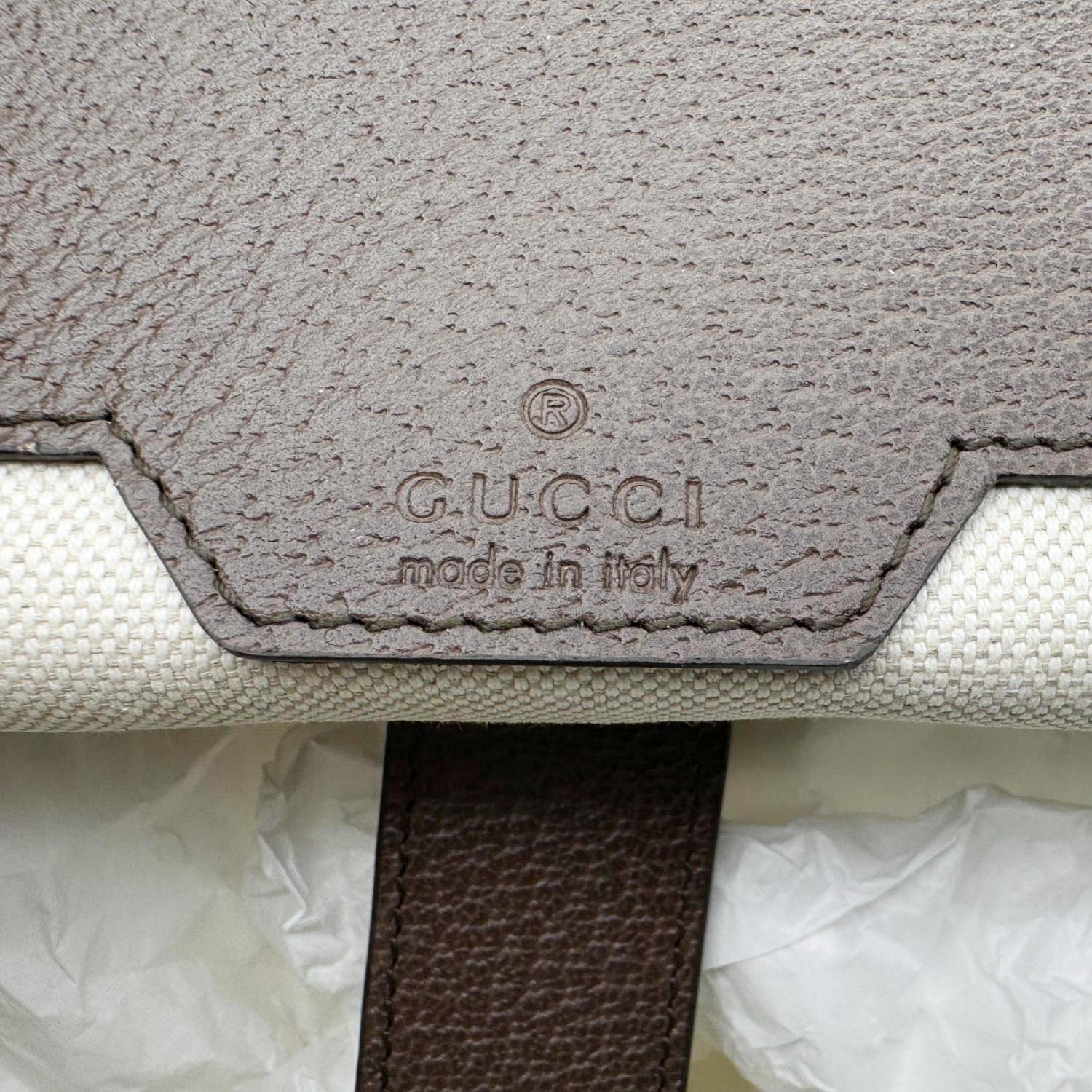 GUCCI Monogram Jumbo GG Canvas Backpack Brown 678829 - Image 16