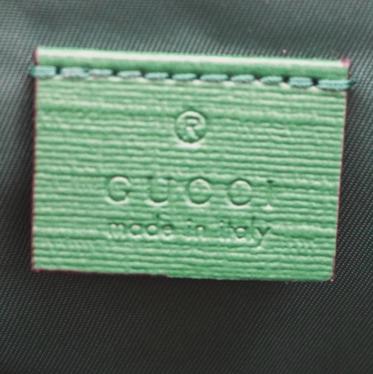 GUCCI Kids GG Supreme Canvas Shoulder Bag Green 664145 - Image 13