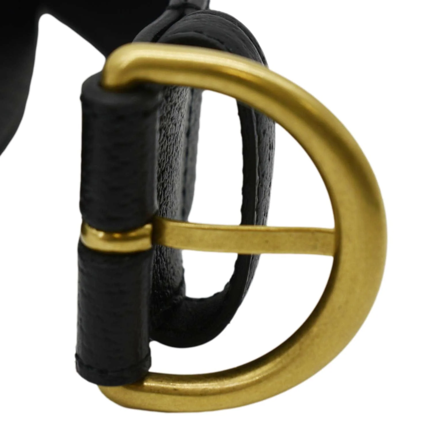 GUCCI Leather Belt Black 573325 Size 105 42 - Image 7
