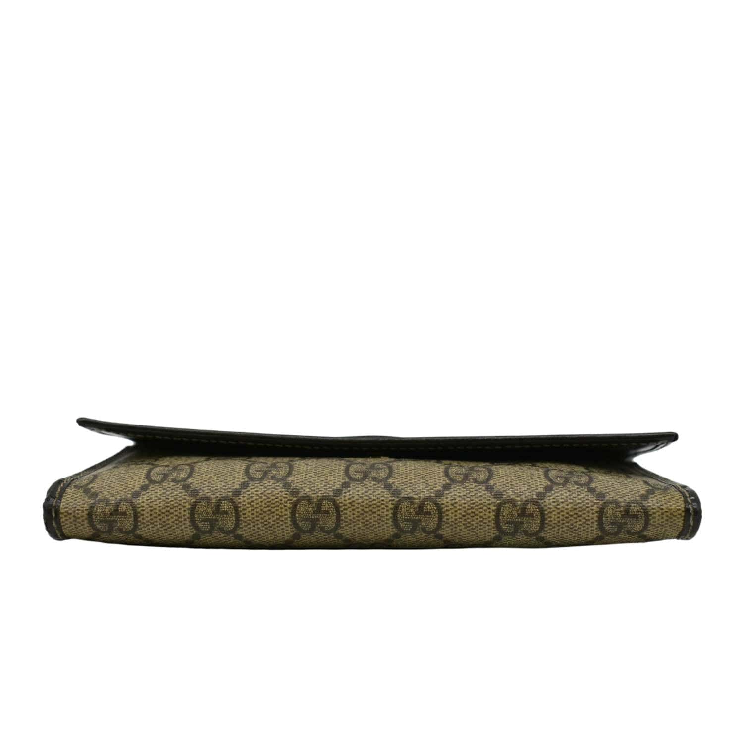 GUCCI GG Supreme Long Wallet Beige 203573 - Image 9