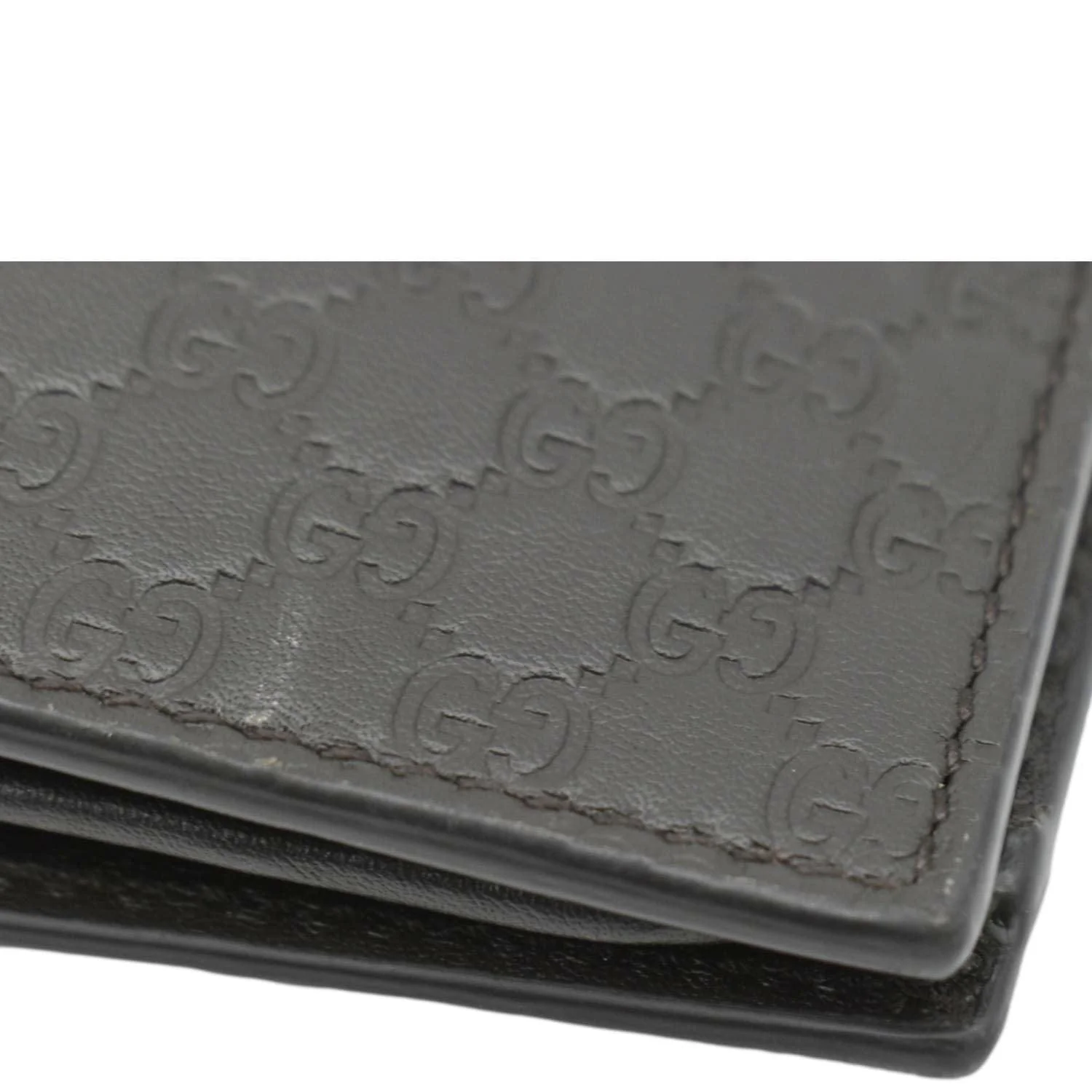 GUCCI Microguccissima GG Leather Bi-fold Long Wallet Black 544479 - Image 12