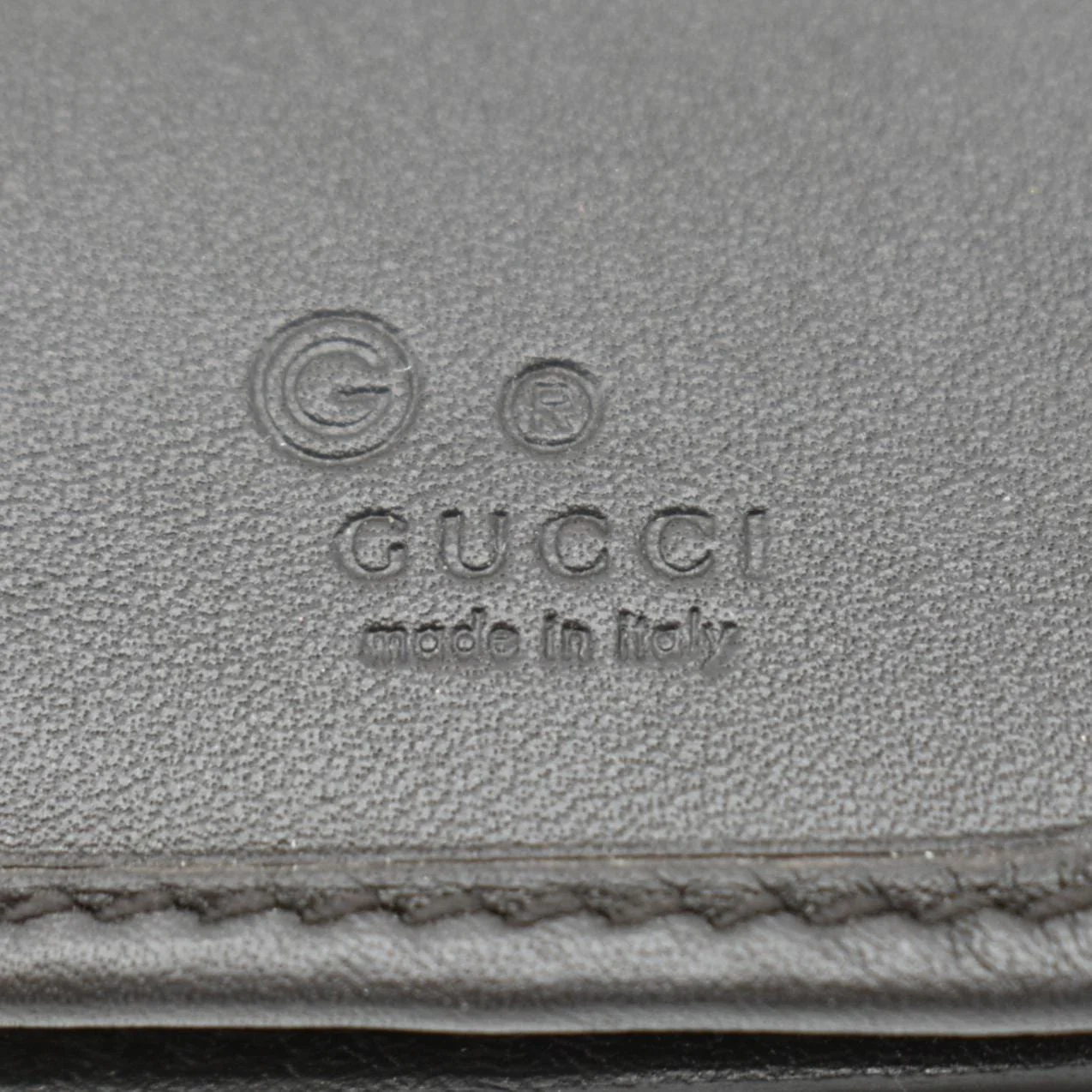 GUCCI Microguccissima GG Leather Bi-fold Long Wallet Black 544479 - Image 13