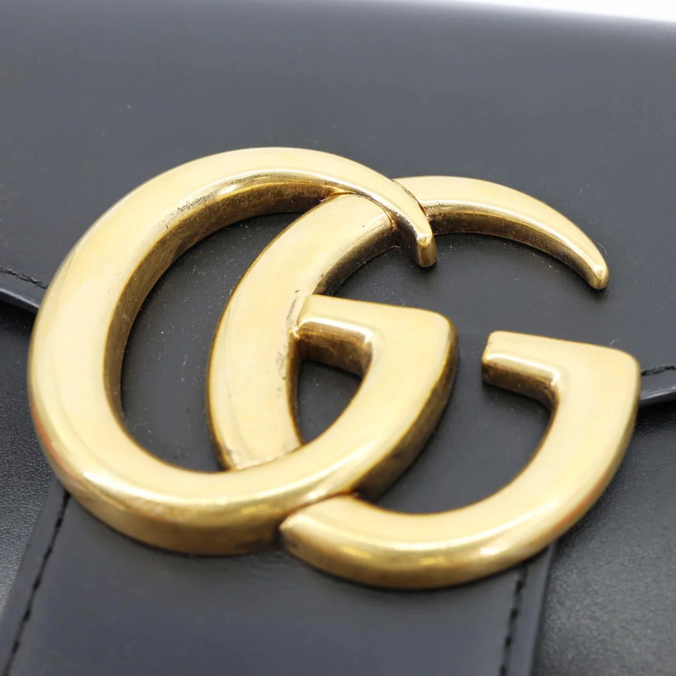 GUCCI Marmont Heart Patchwork Leather Chain Shoulder Bag Red 431777 - Image 11