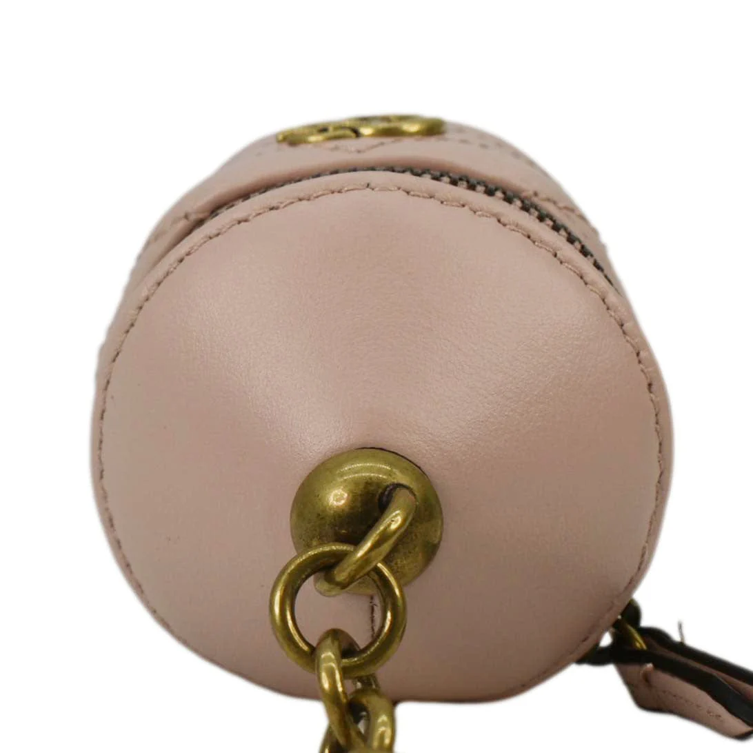 GUCCI GG Marmont Leather Key Chain Pink 725109 - Image 4