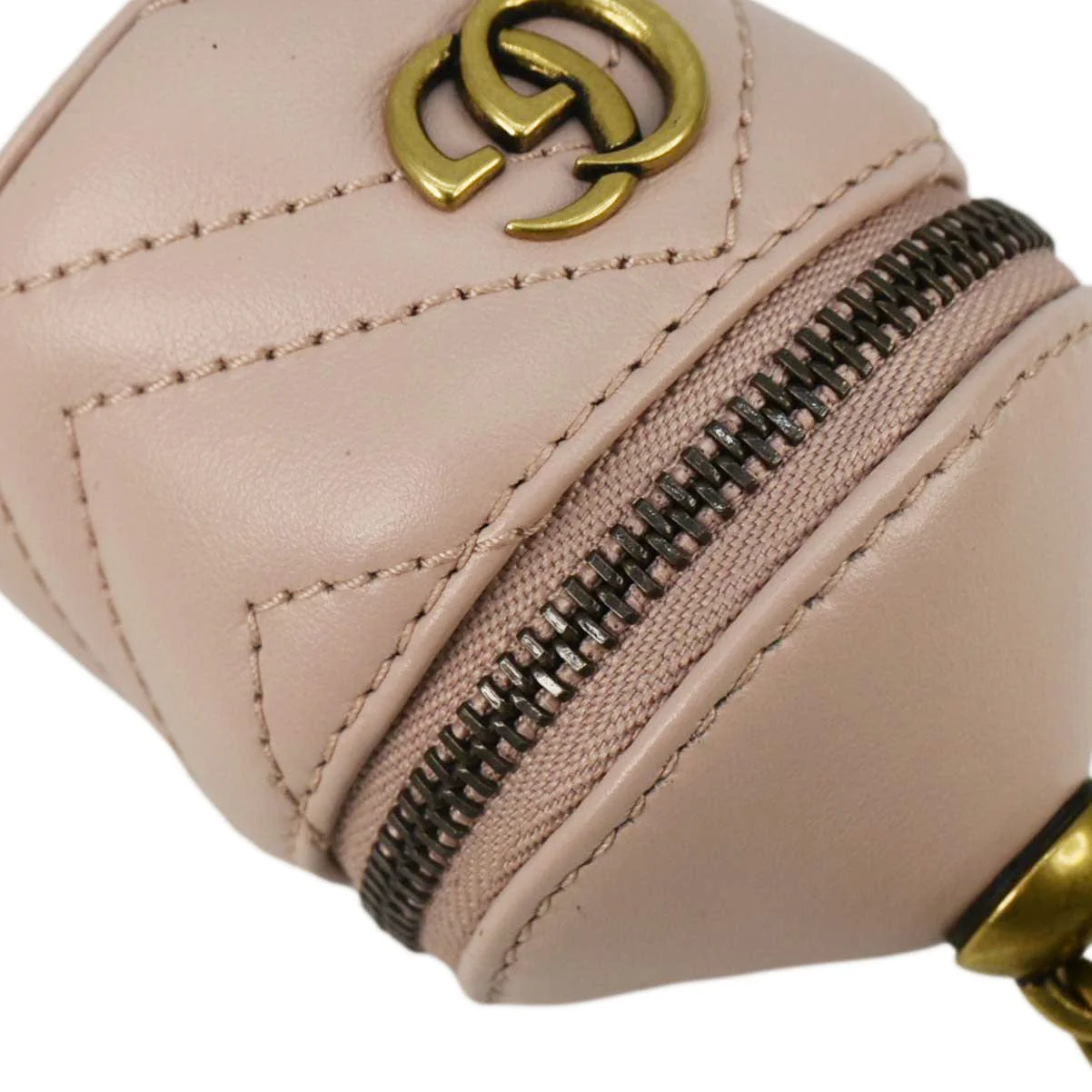 GUCCI GG Marmont Leather Key Chain Pink 725109 - Image 5