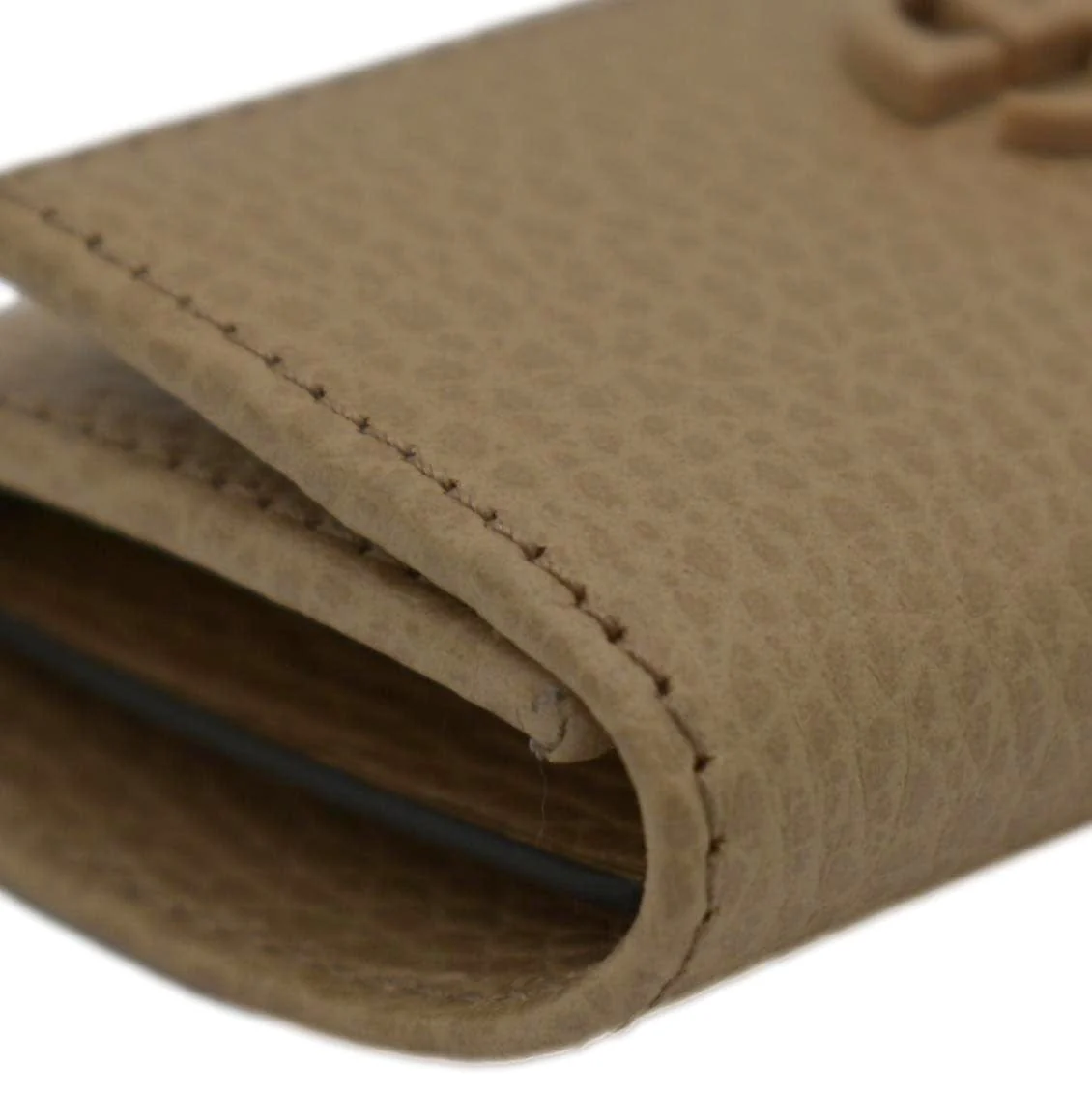 GUCCI Marmont Leather Key Case Light Brown 456118 - Image 8