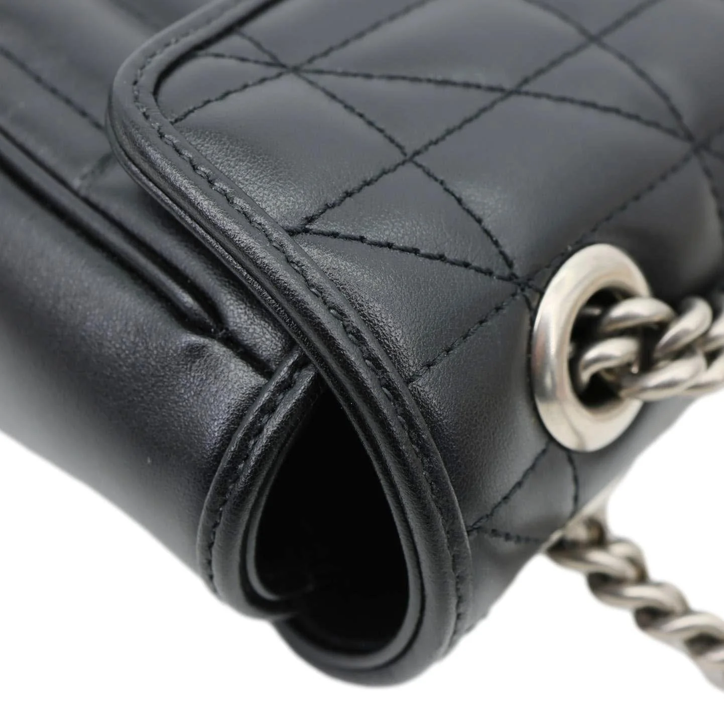 GUCCI GG Marmont Small Matelasse Leather Crossbody Bag Black 443497 - Image 5