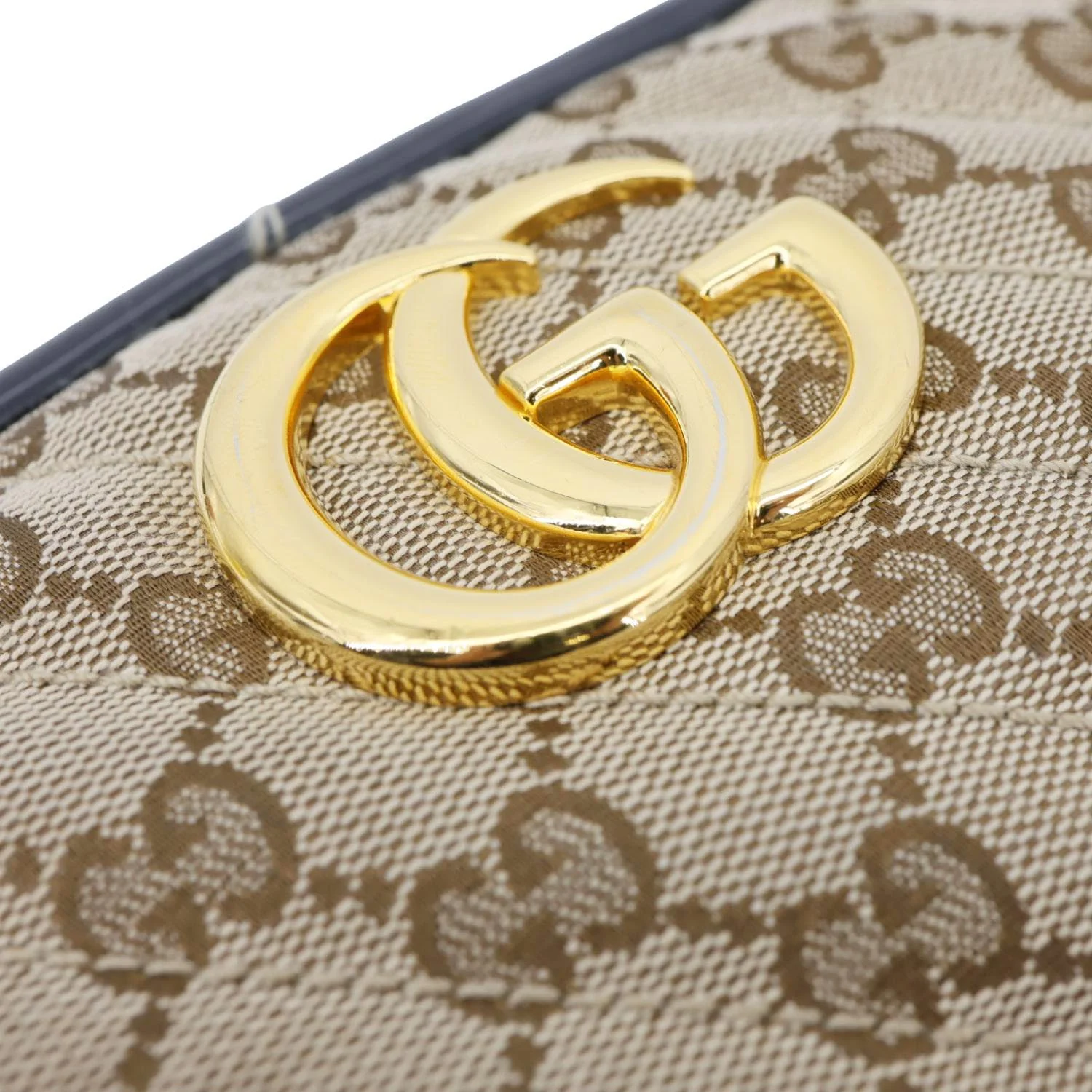 GUCCI Marmont Small Monogram Canvas Camera Crossbody Bag Beige 447632 - Image 11