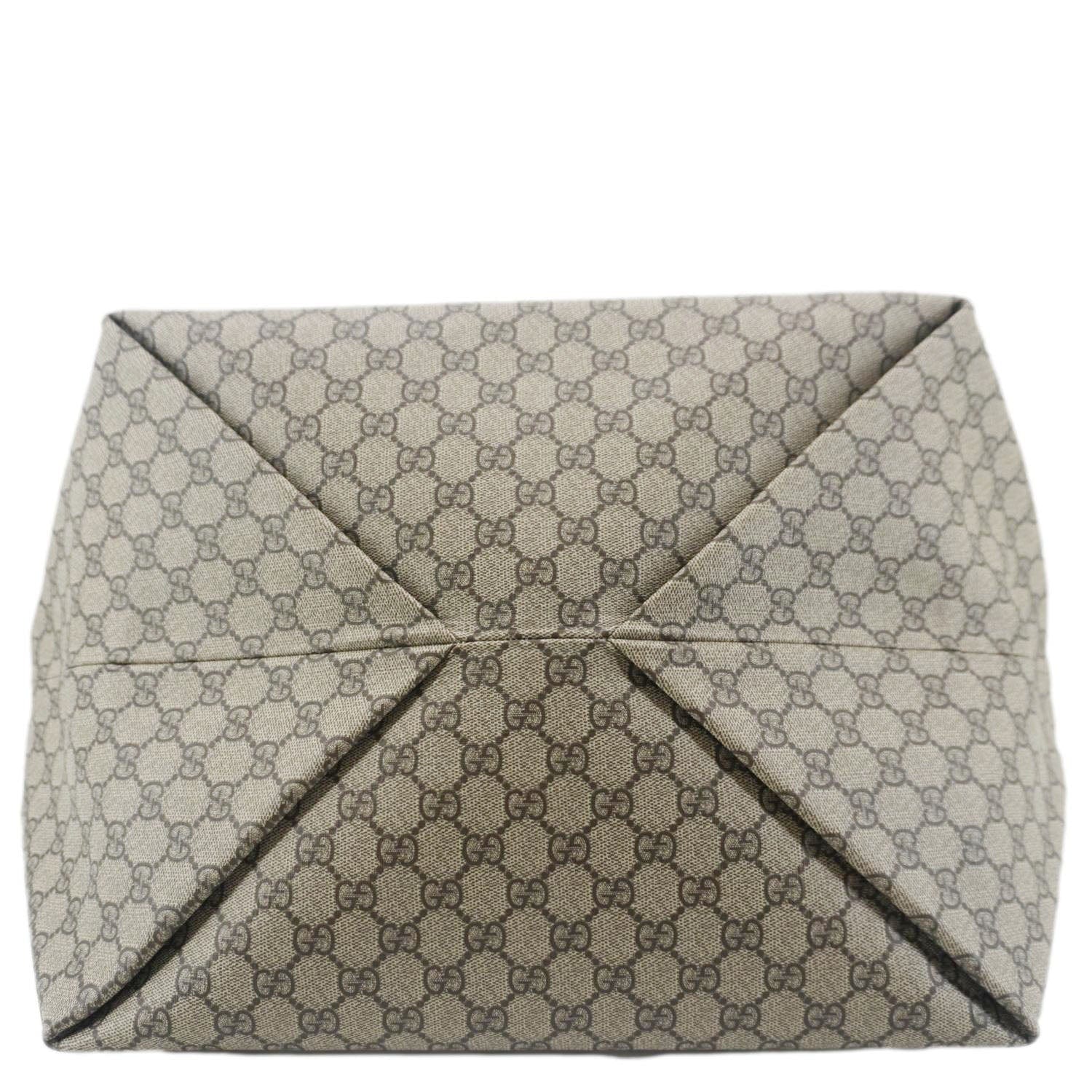 GUCCI Ophidia Medium GG Supreme Canvas Tote Bag Neon Yellow 786899 - Image 10