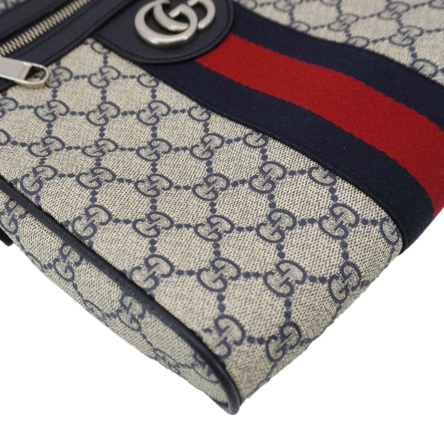 GUCCI Ophodia Small GG Supreme Canvas Messenger Bag Blue 547926 - Image 8