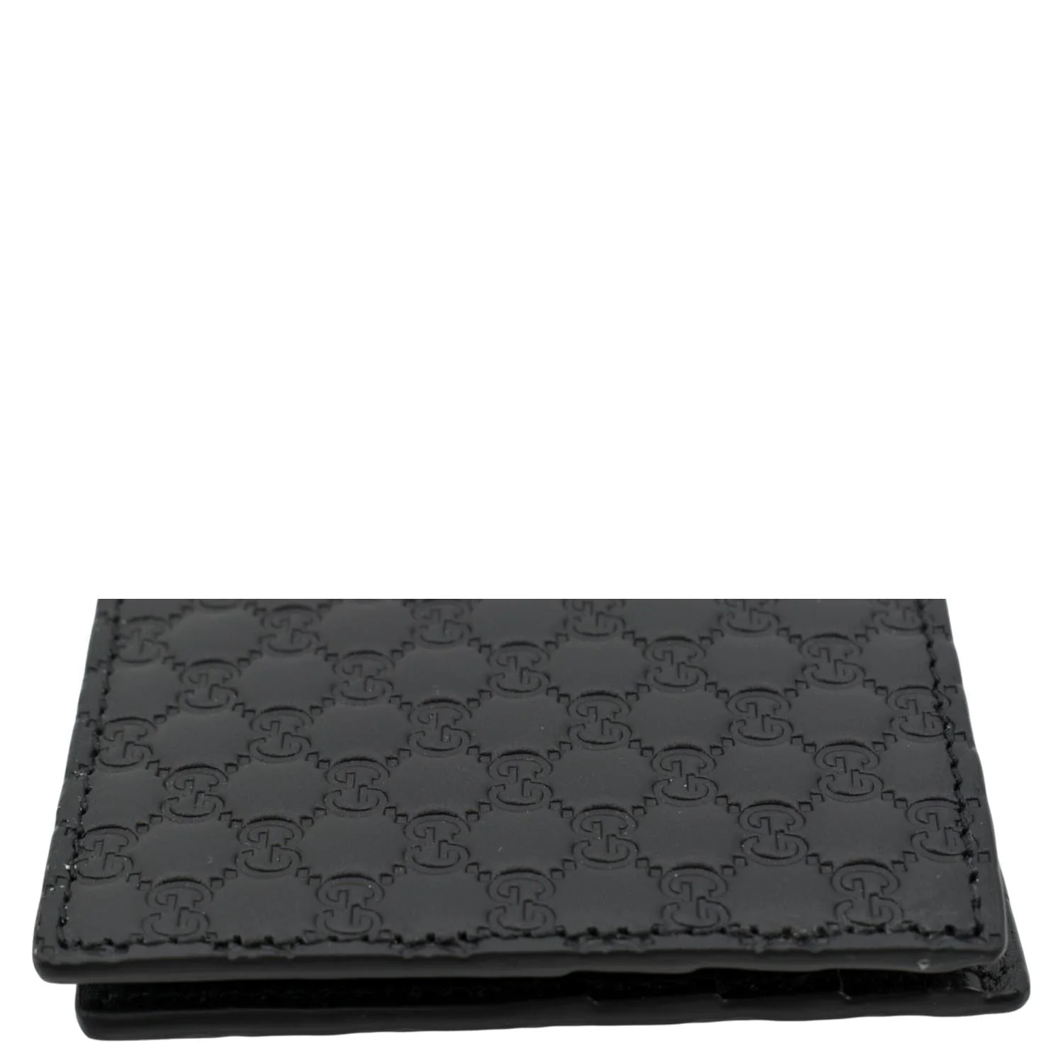 GUCCI Microguccissima Leather Bi-fold Wallet Black 260987 - Image 3