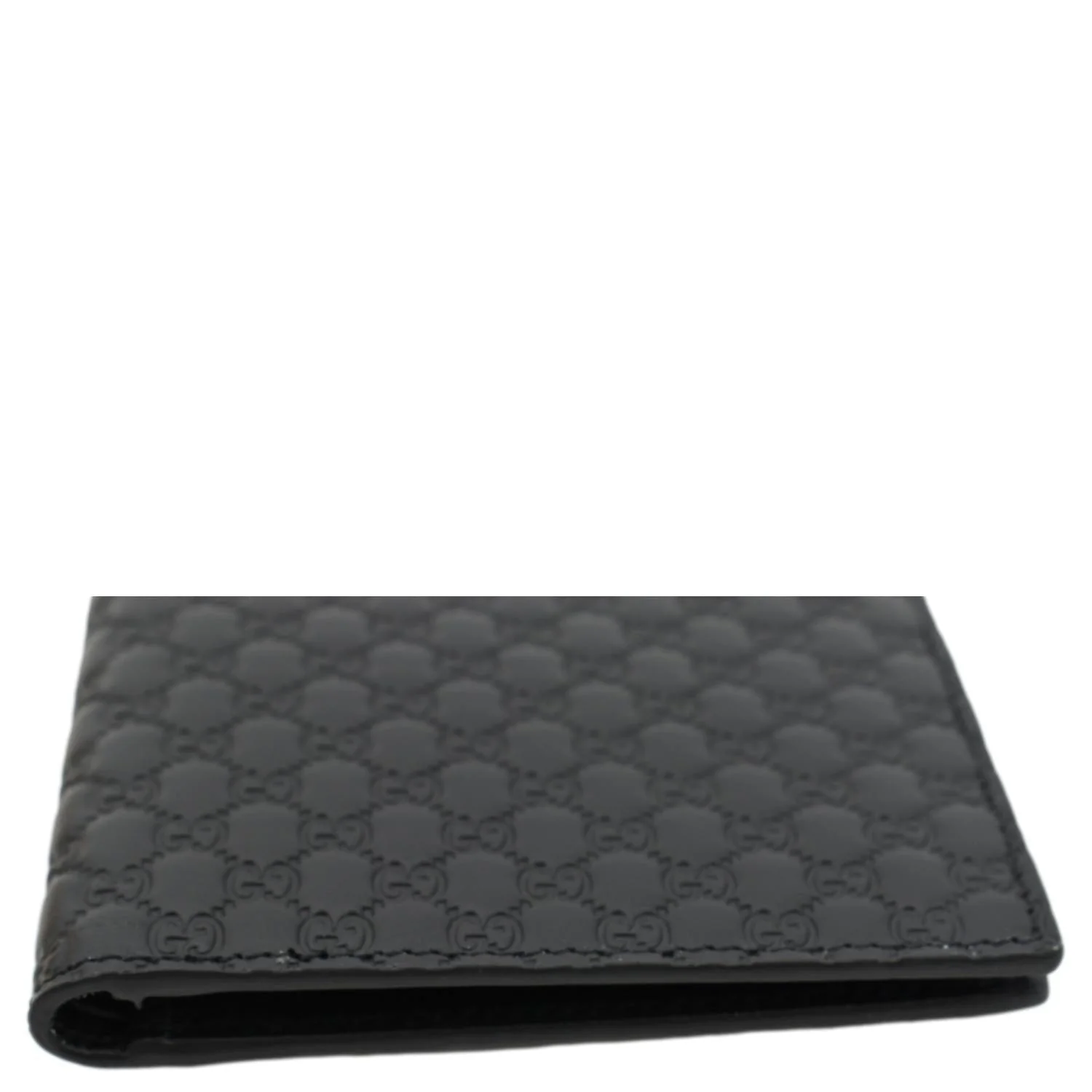 GUCCI Microguccissima Leather Bi-fold Wallet Black 260987 - Image 7