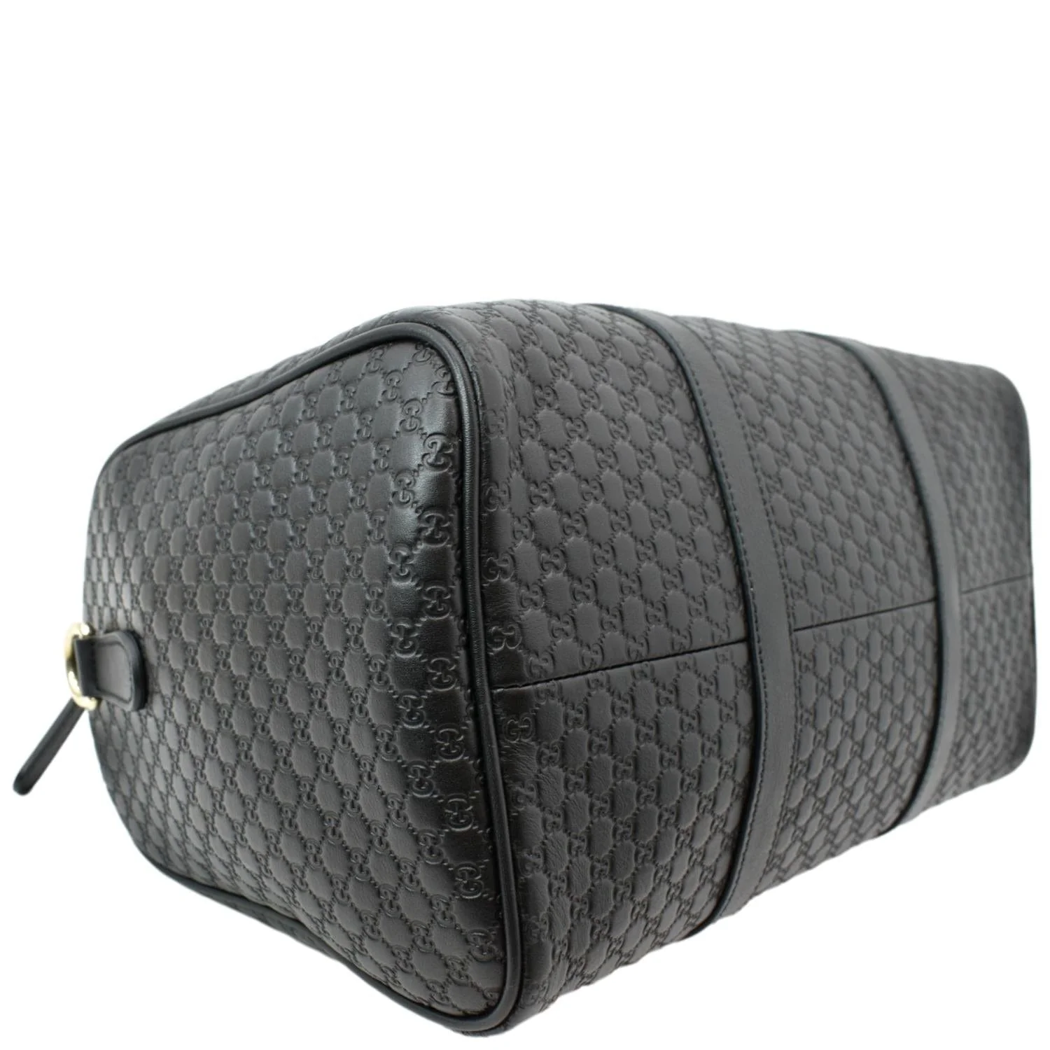 GUCCI Microguccissima Leather Boston Bag Black 449646 - Image 8