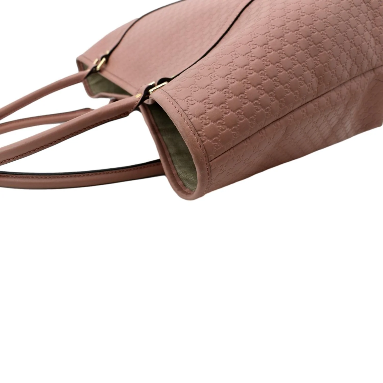 GUCCI Joy Medium Microguccissima Leather Tote Bag Pink 449647 - Image 5