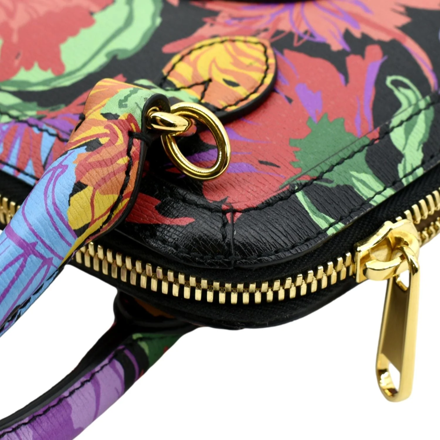 GUCCI Mini Horsebit 1955 Leather Crossbody Bag Multicolor 640716 - Image 6