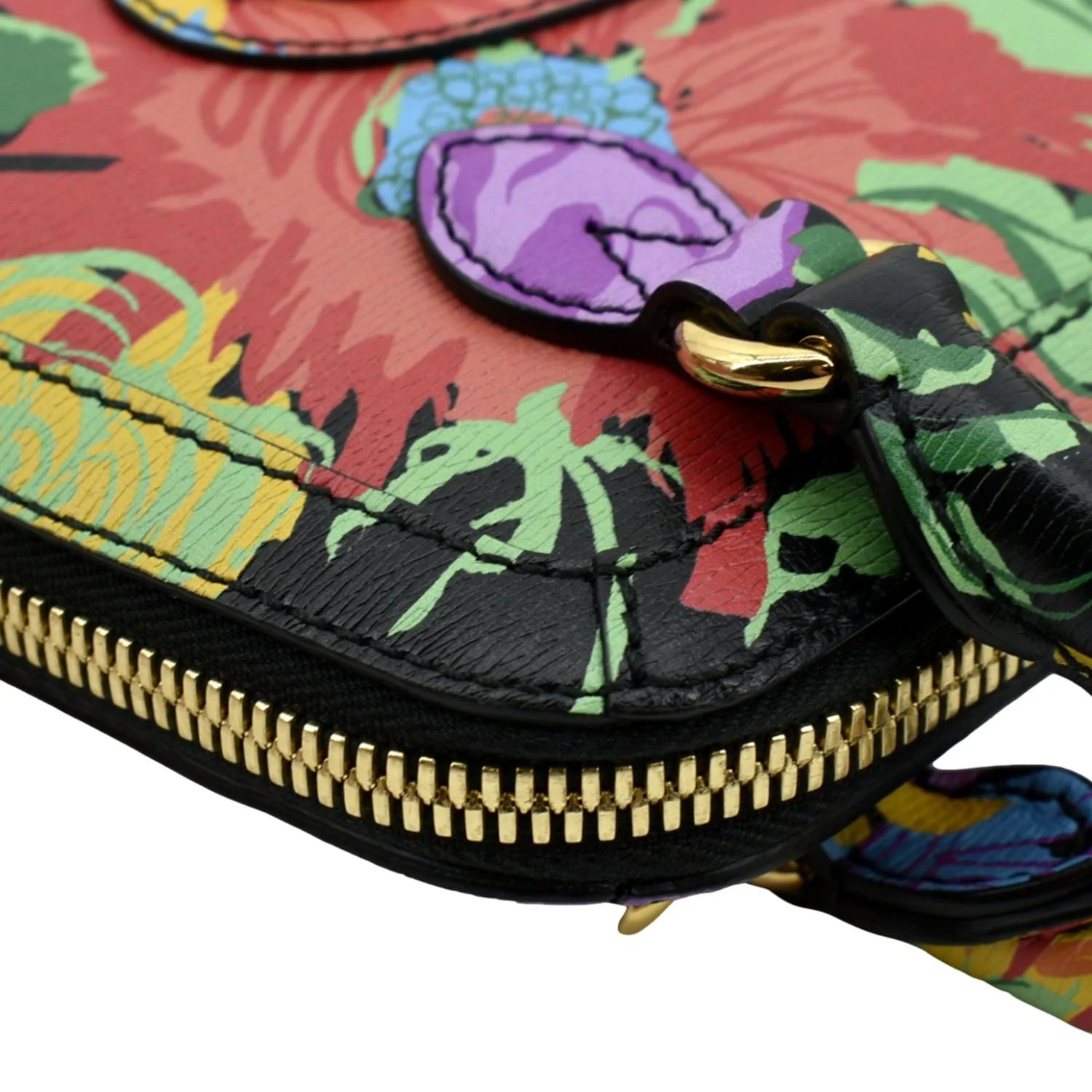 GUCCI Mini Horsebit 1955 Leather Crossbody Bag Multicolor 640716 - Image 7