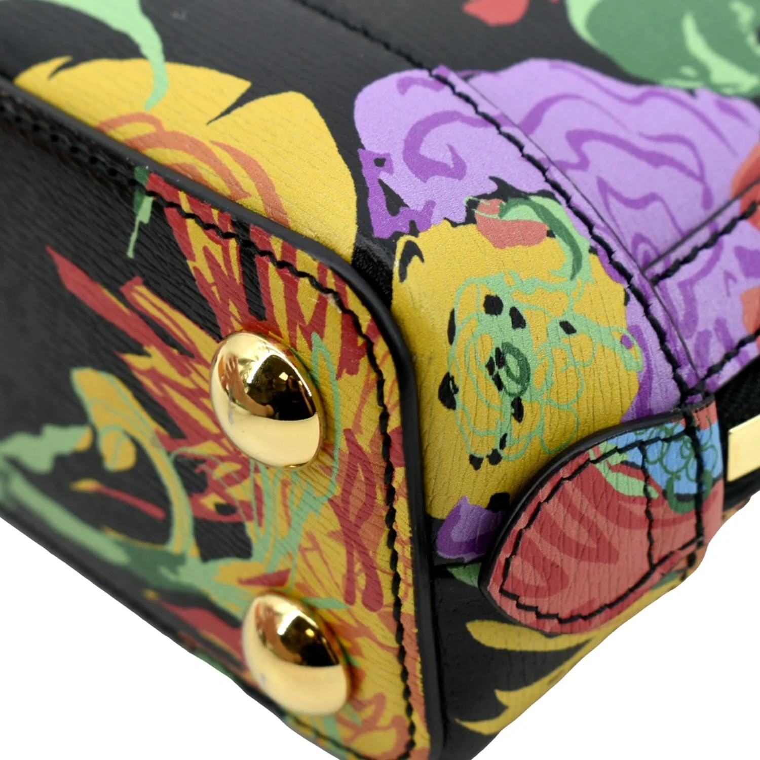 GUCCI Mini Horsebit 1955 Leather Crossbody Bag Multicolor 640716 - Image 9