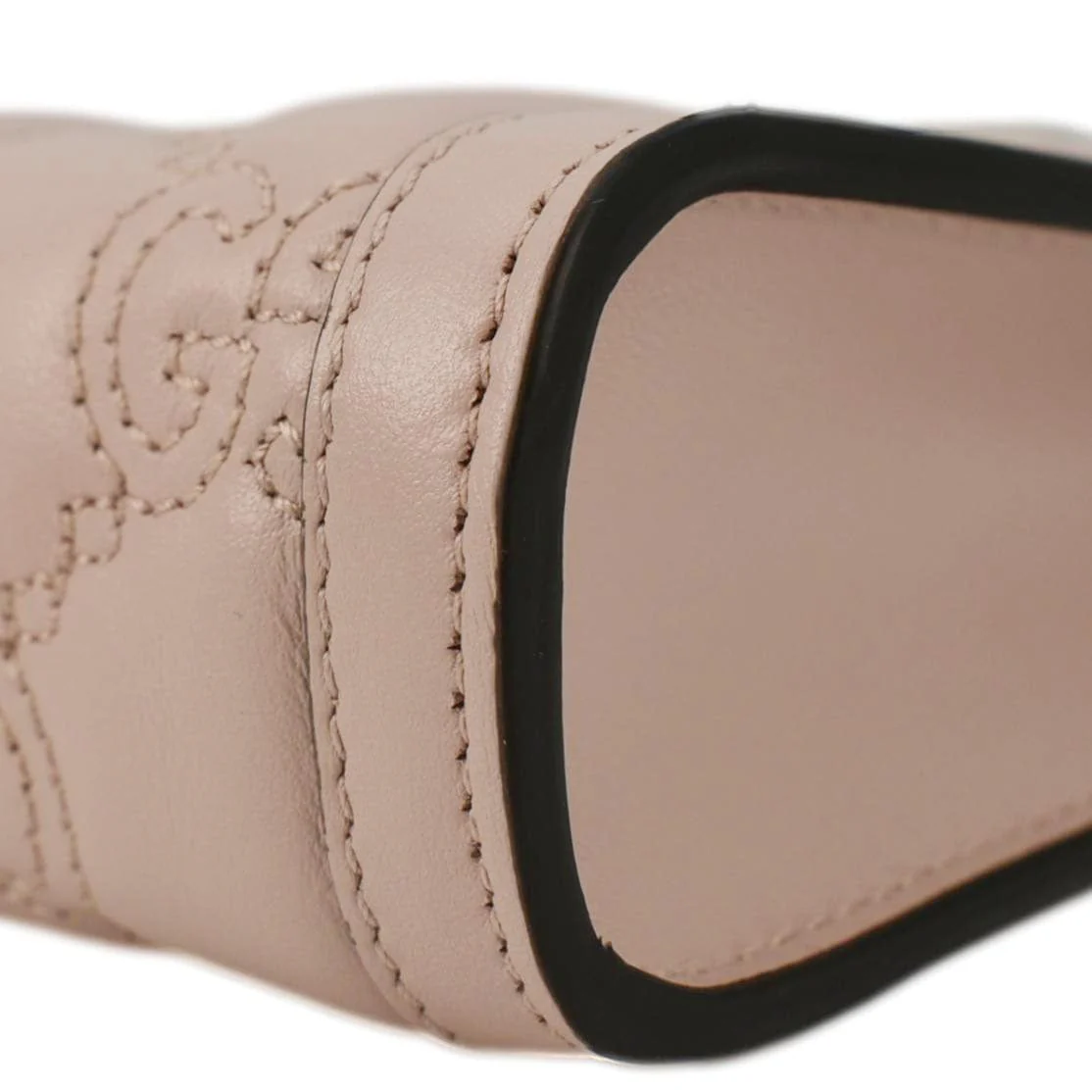 GUCCI GG Matelasse Mini Leather Top Handle Crossbody Bag Pink 723776 - Image 7