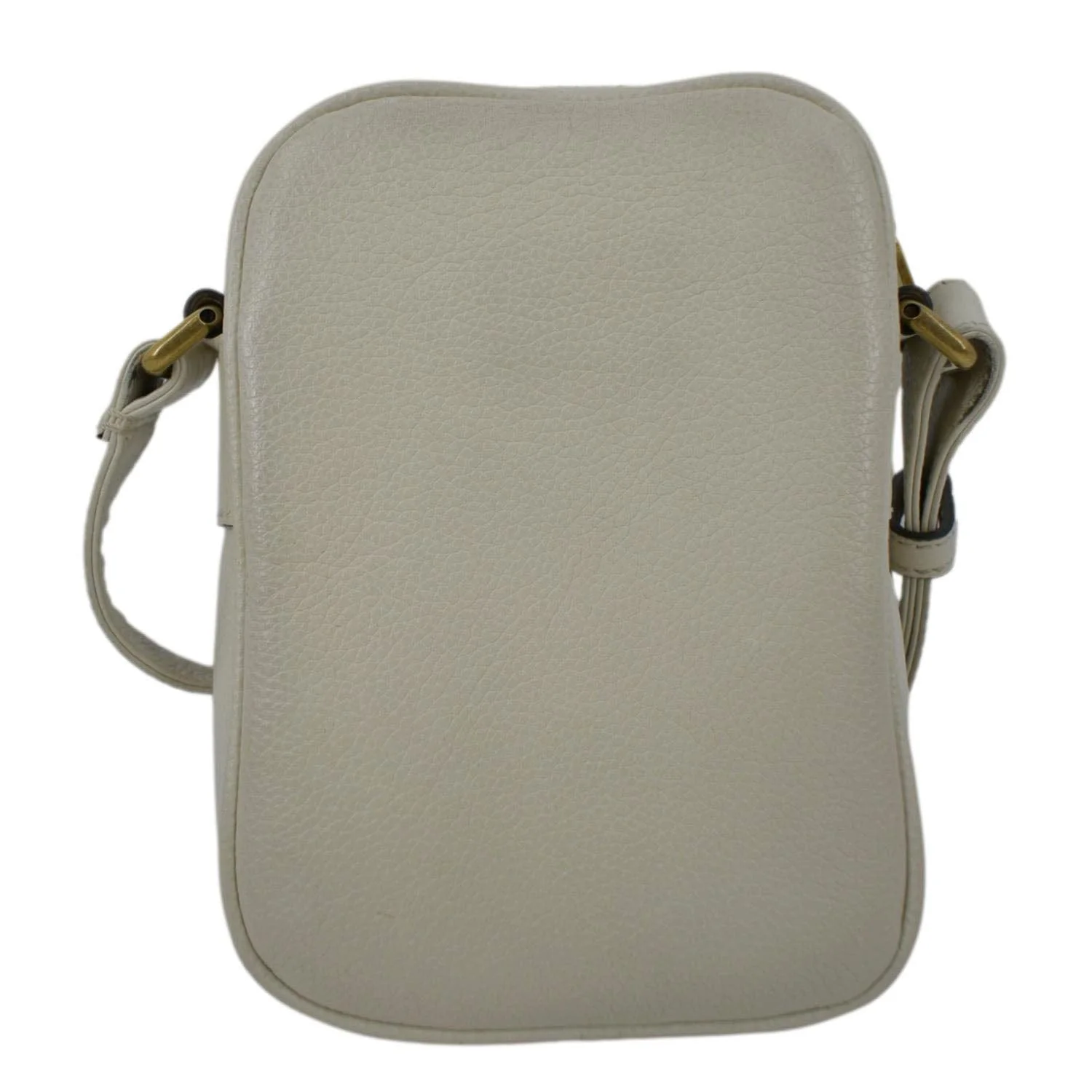 GUCCI Mini Logo Leather Crossbody Messenger Bag Off White 574803 - Image 4
