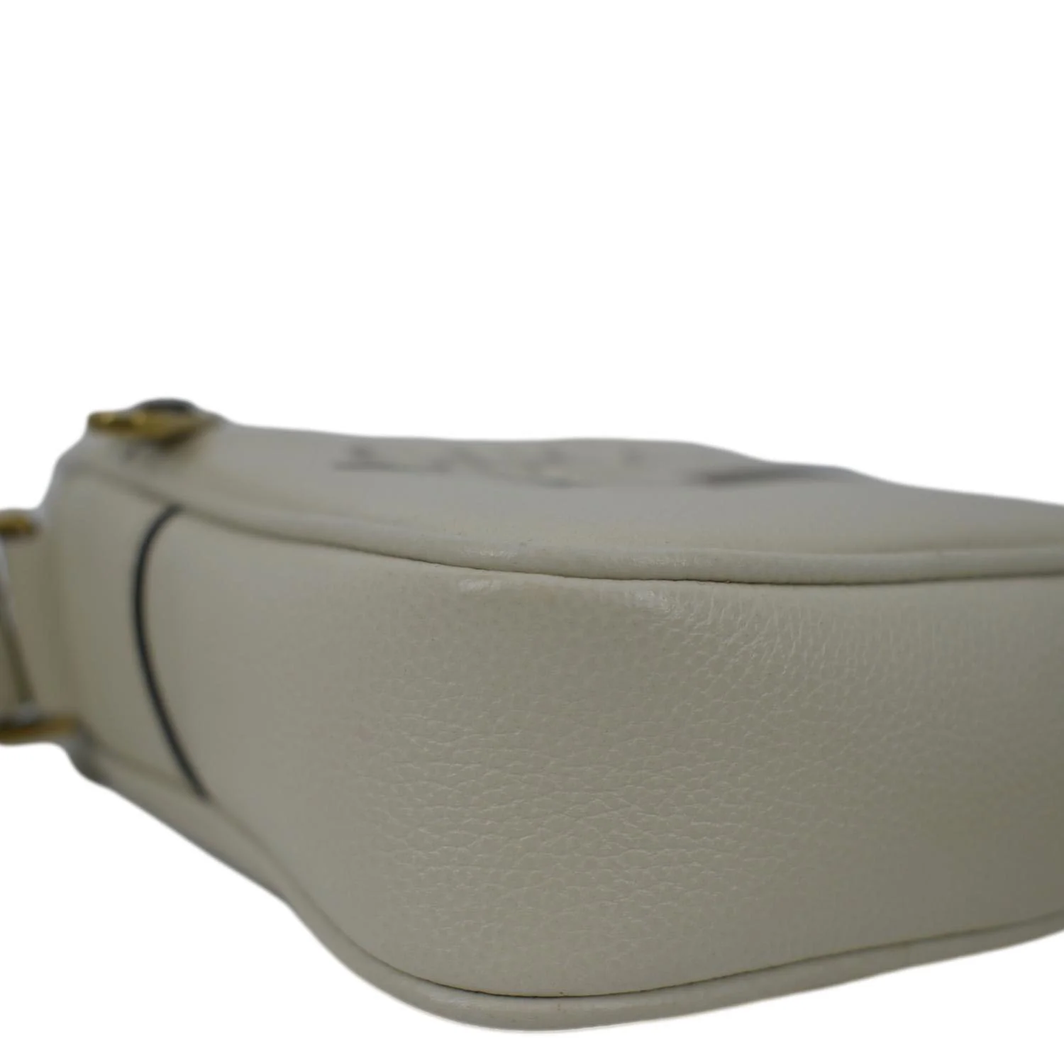 GUCCI Mini Logo Leather Crossbody Messenger Bag Off White 574803 - Image 8