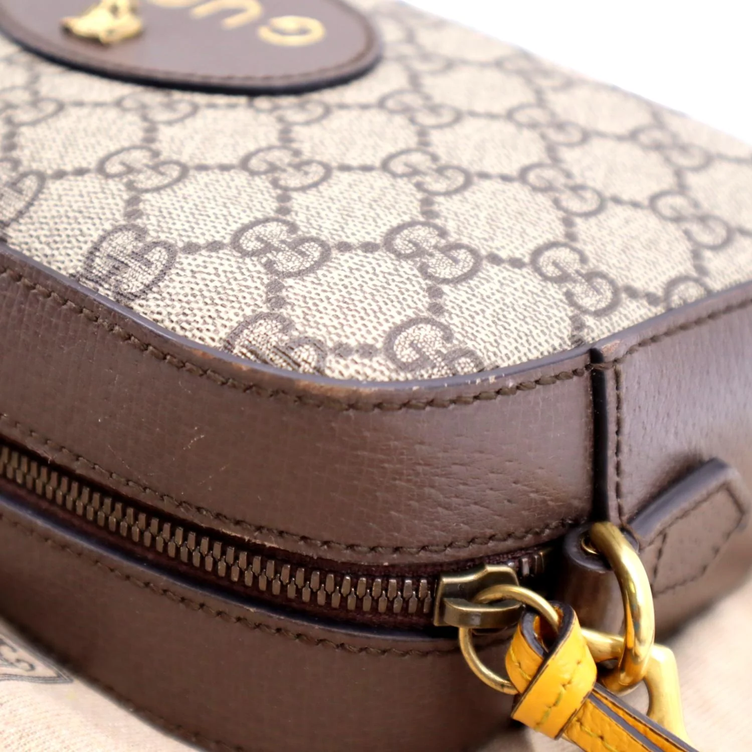 GUCCI Neo Vintage GG Supreme Canvas Messenger Bag Beige 476466 - Image 5
