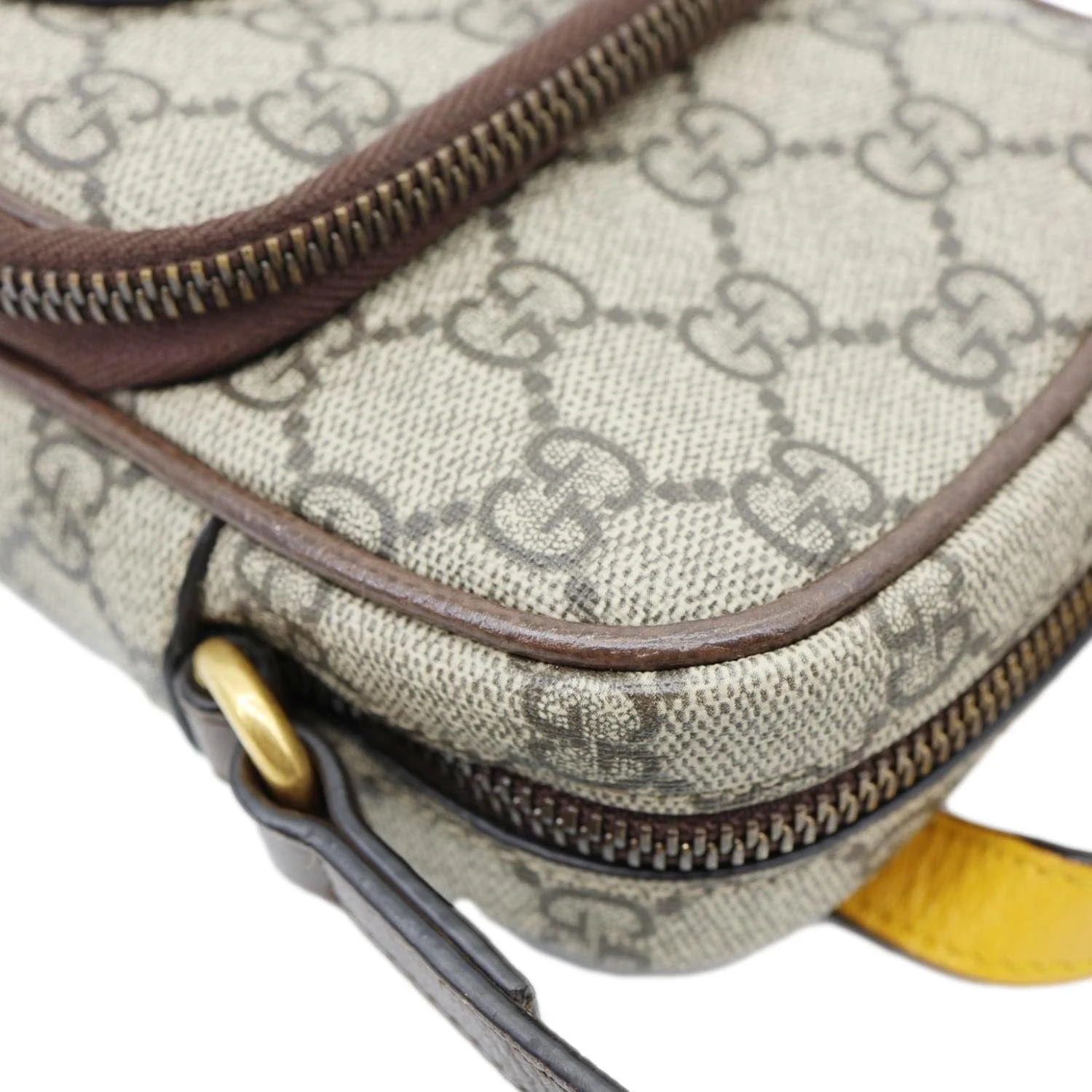 Gucci Neo Vintage Mini GG Supreme Canvas Crossbody Bag Beige 658556 - Image 6