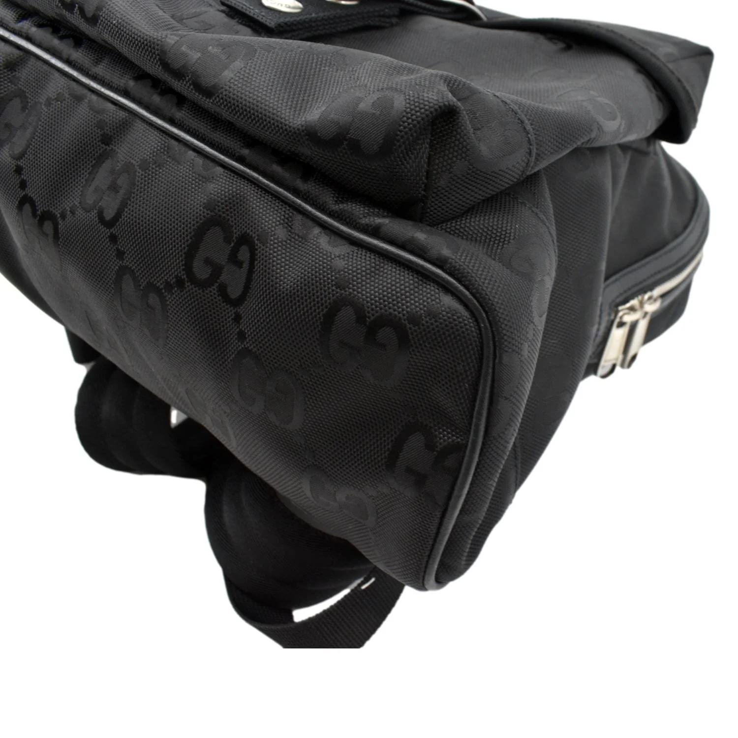 GUCCI Off The Grid GG Nylon Backpack Bag Black 644992 - Image 7