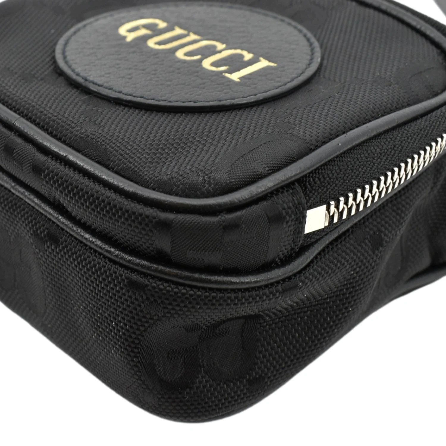 GUCCI Off The Grid Mini Nylon Crossbody Bag Black 643882 - Image 7