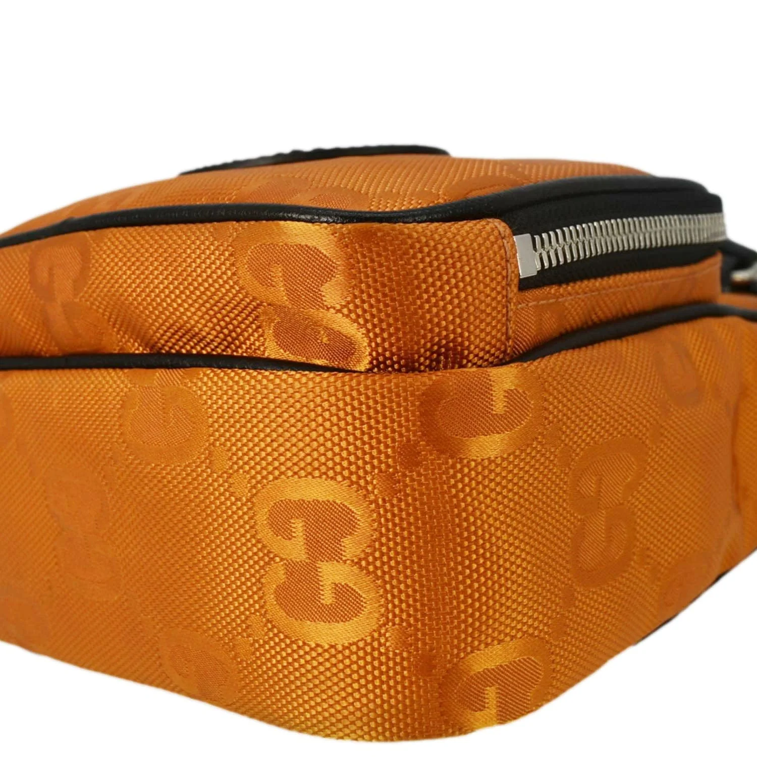 GUCCI Off The Grid Nylon Monogram Shoulder Bag Orange 625850 - Image 9