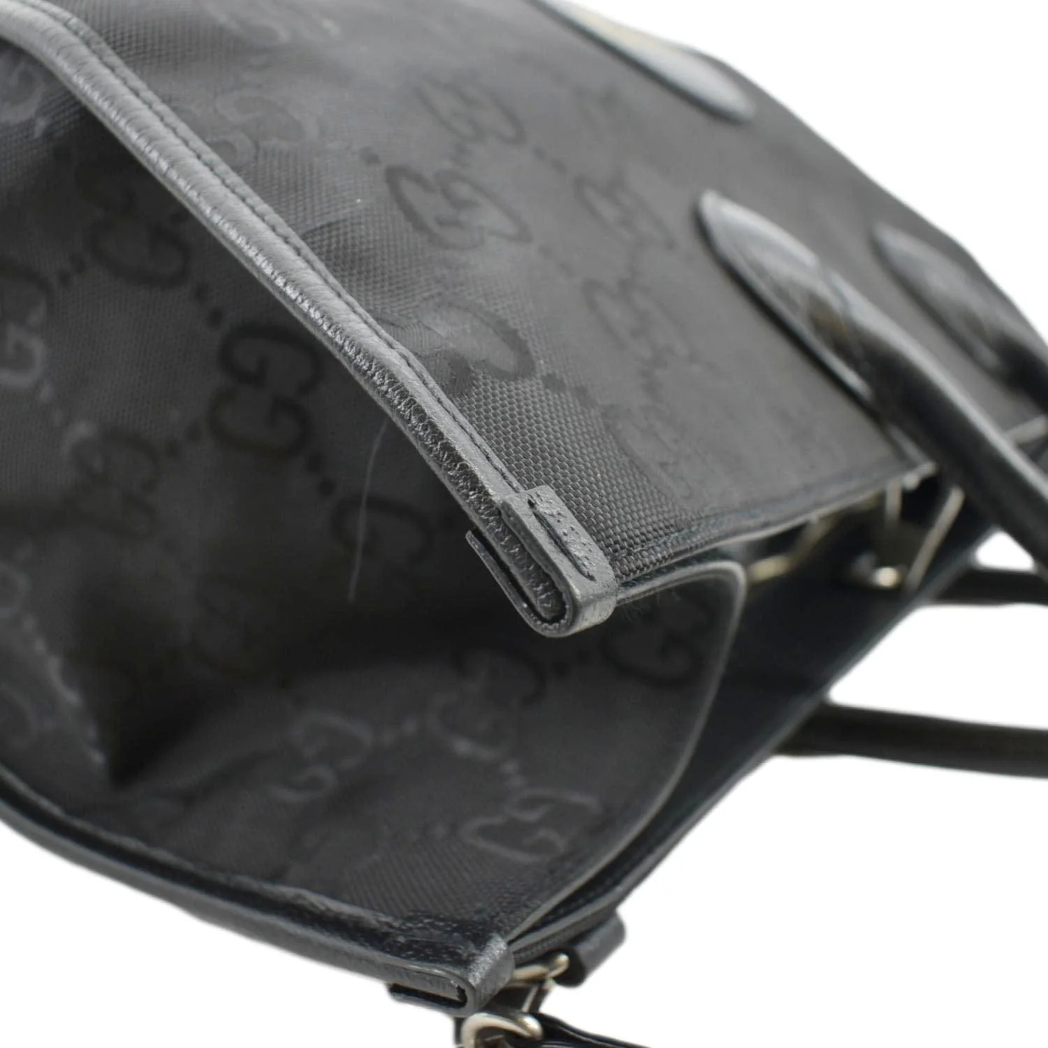 GUCCI Off The Grid GG Nylon Tote Bag Black 630353 - Image 5
