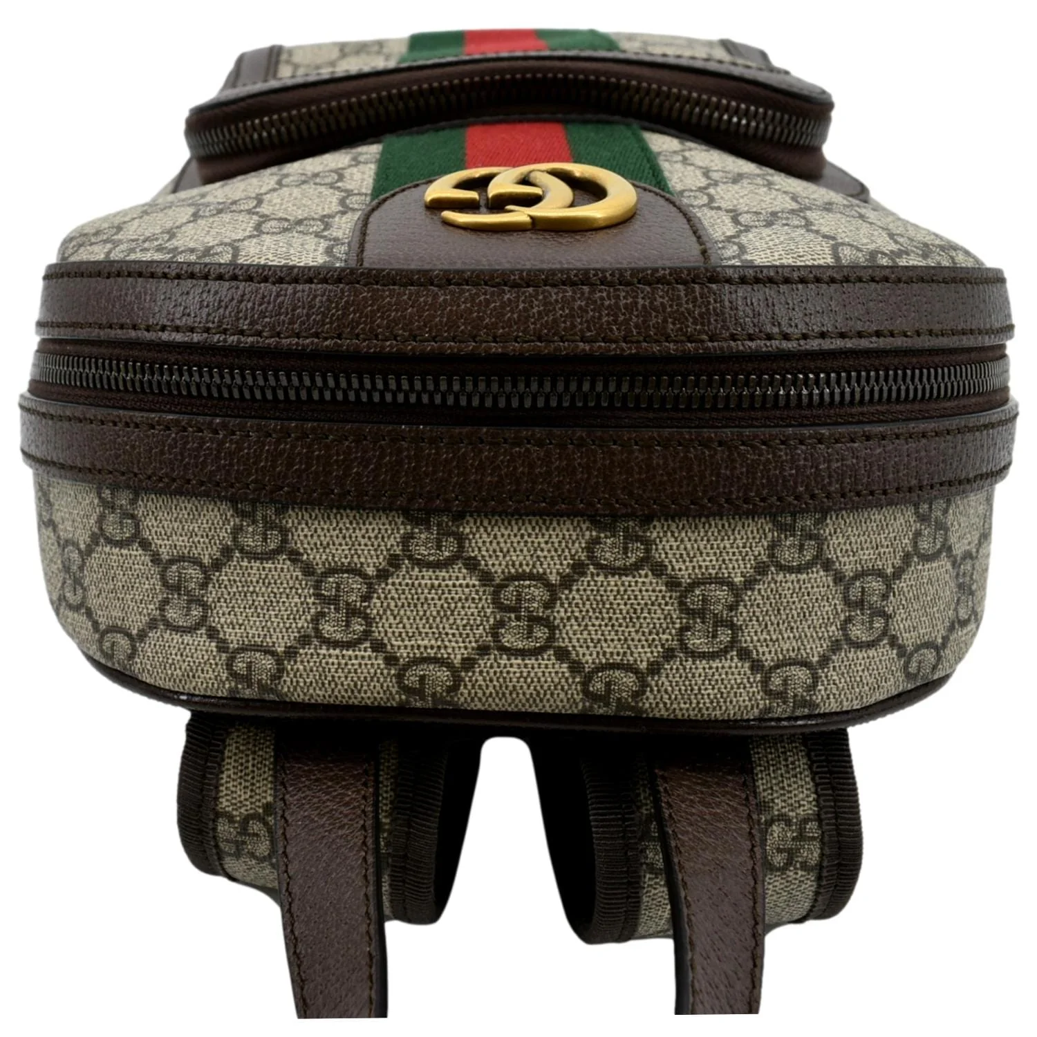 GUCCI Ophidia Small GG Supreme Canvas Backpack Beige 547965 - Image 4