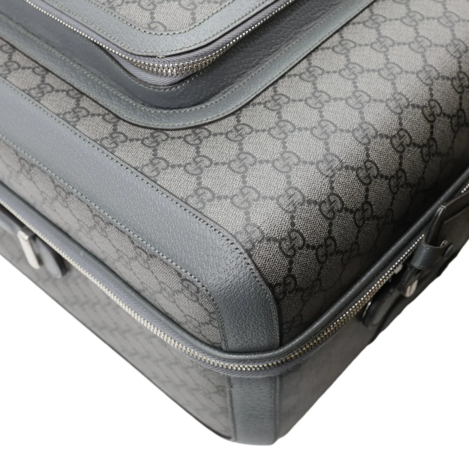 GUCCI Ophidia Cabin Trolley GG Supreme Canvas Travel Bag Grey 693664 - Image 8