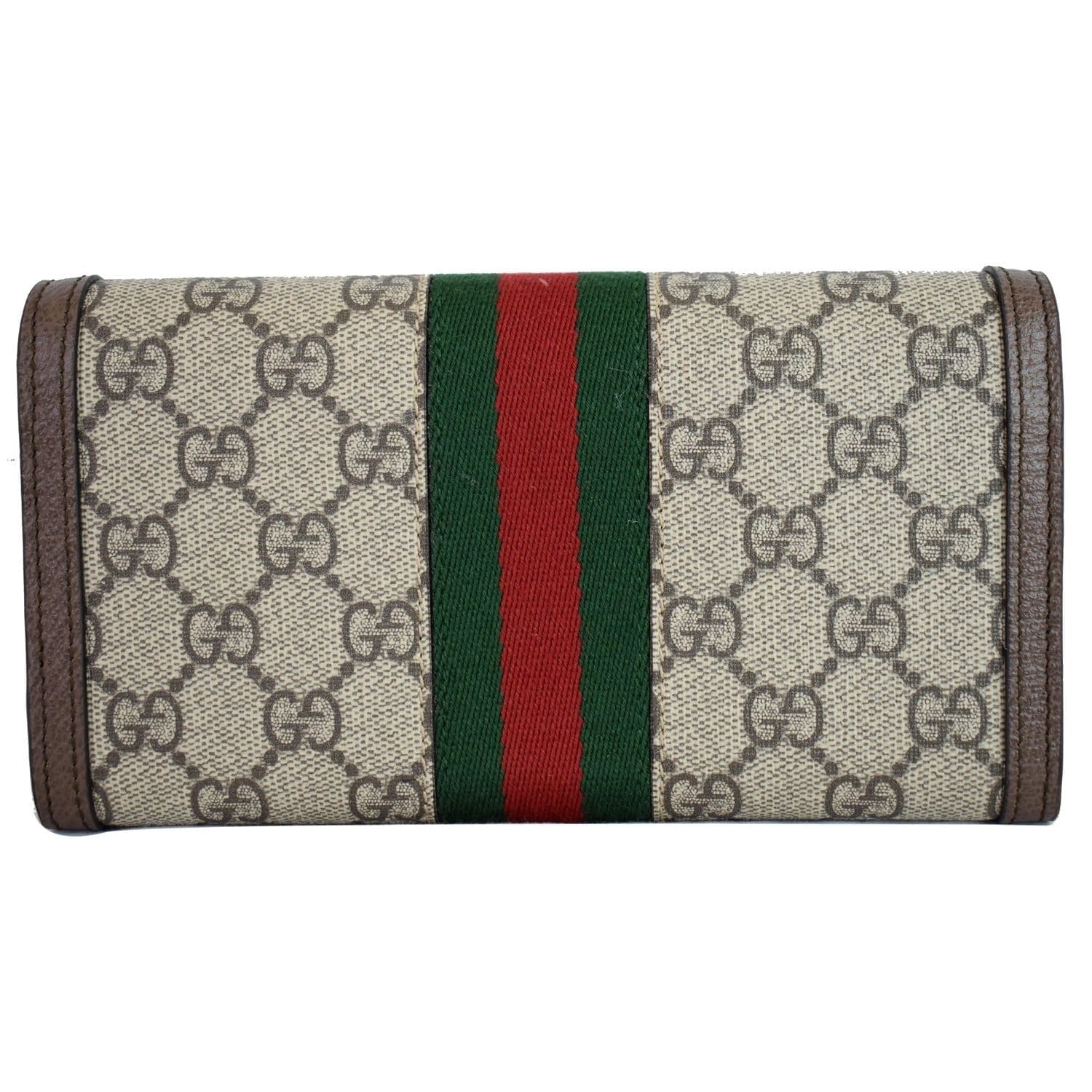 GUCCI Ophidia GG Continental Supreme Canvas Wallet Beige 523153 - Image 2