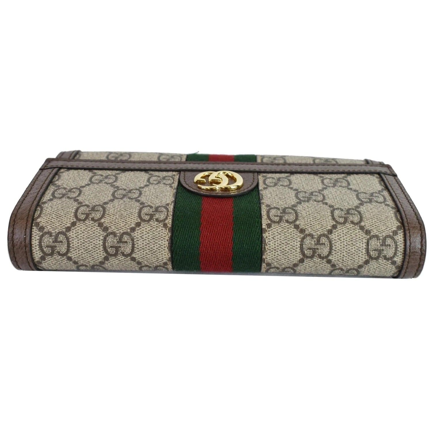 GUCCI Ophidia GG Continental Supreme Canvas Wallet Beige 523153 - Image 3