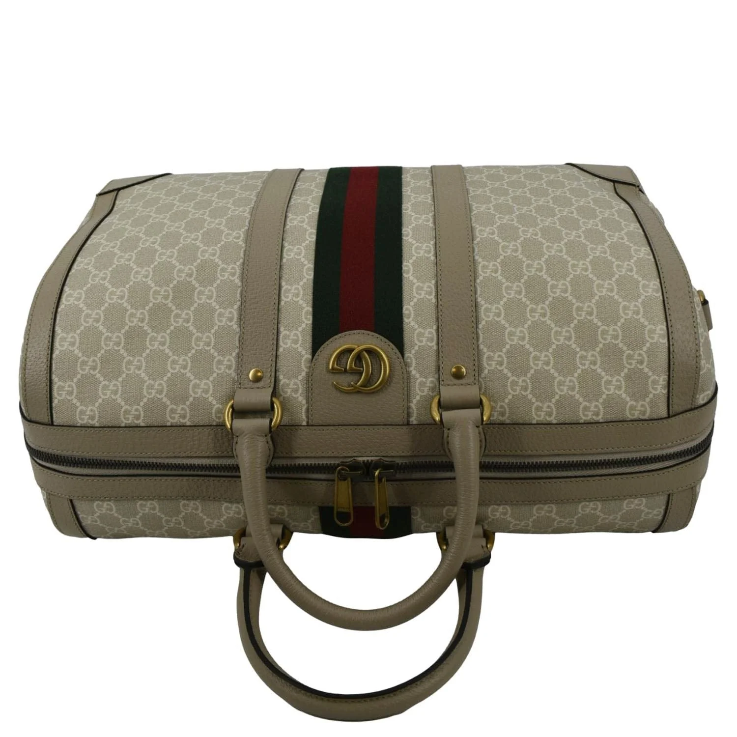 GUCCI Ophidia GG Supreme Canvas Duffle Bag Beige 681295 - Image 5
