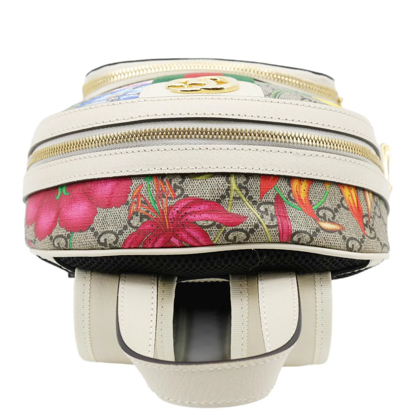 GUCCI Ophidia GG Flora Small Supreme Canvas Backpack Bag Beige 547965 - Image 5