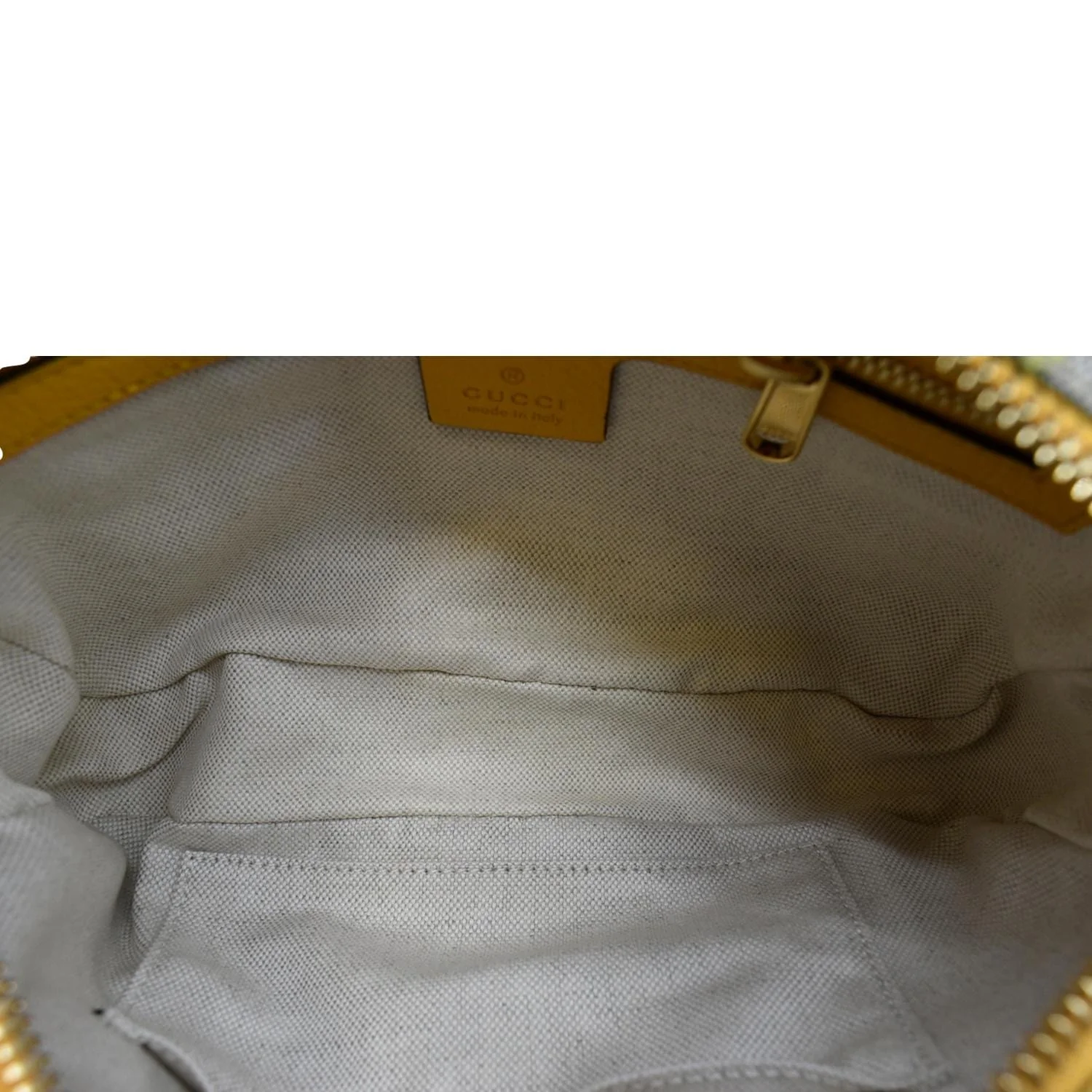 GUCCI Ophidia Flora GG Supreme Canvas Belt Messenger Bag Beige 574796 - Image 10