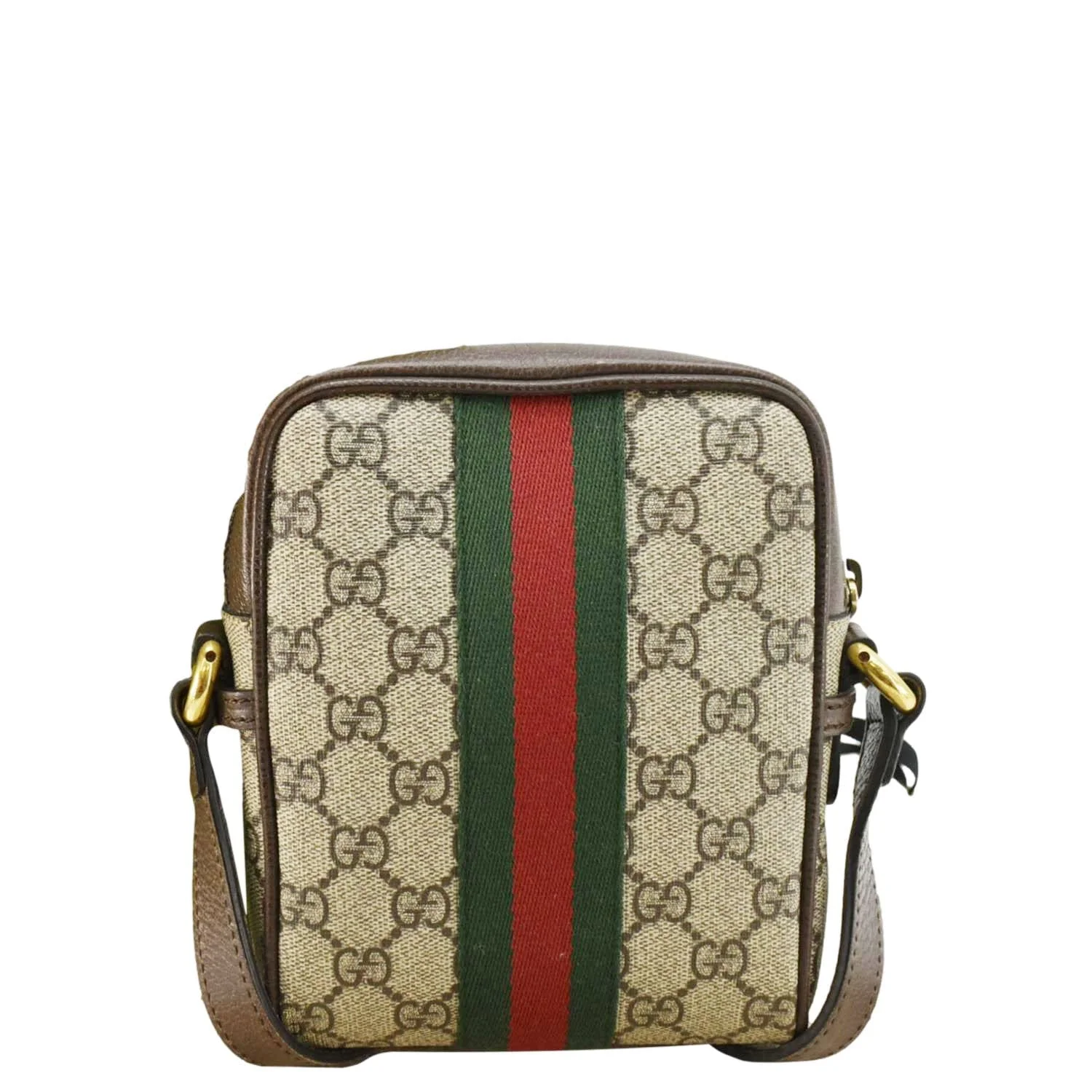 GUCCI Ophidia Small GG Canvas Messenger Bag Brown 598127 - Image 4