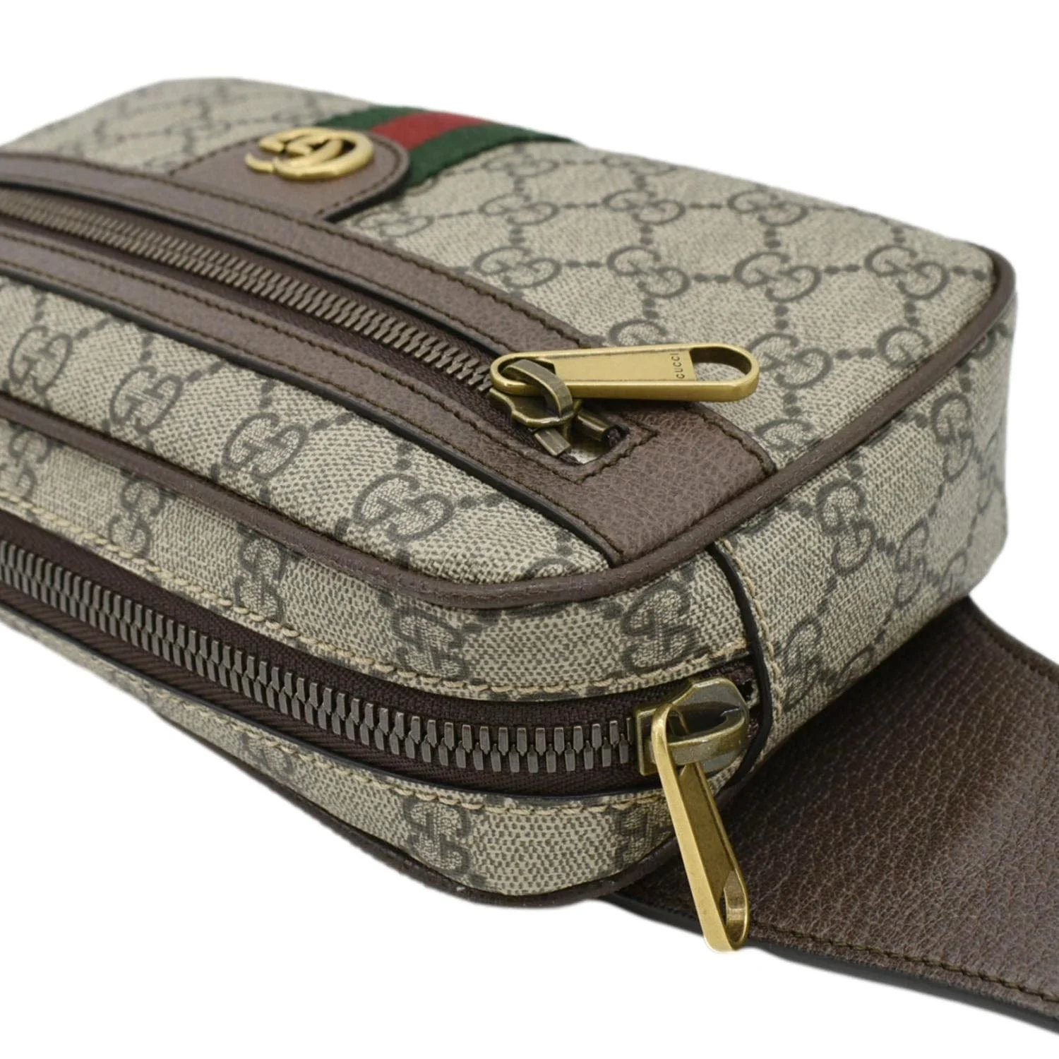 GUCCI Ophidia GG Supreme Canvas Belt Bag Beige 574796 - Image 7