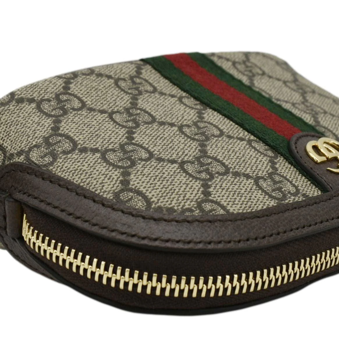 GUCCI Ophidia GG Medium Supreme Canvas Cosmetic Case Beige 625550 - Image 6