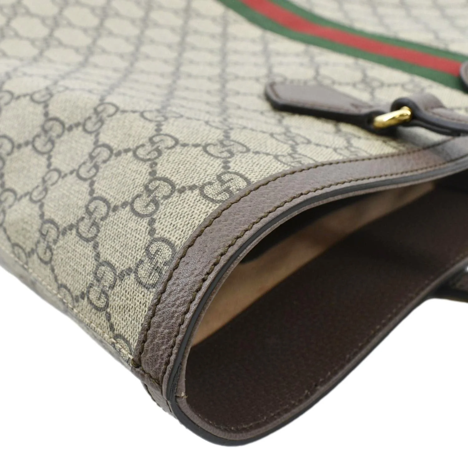 GUCCI Ophidia Medium GG Supreme Canvas Tote Bag Beige 631685 - Image 6